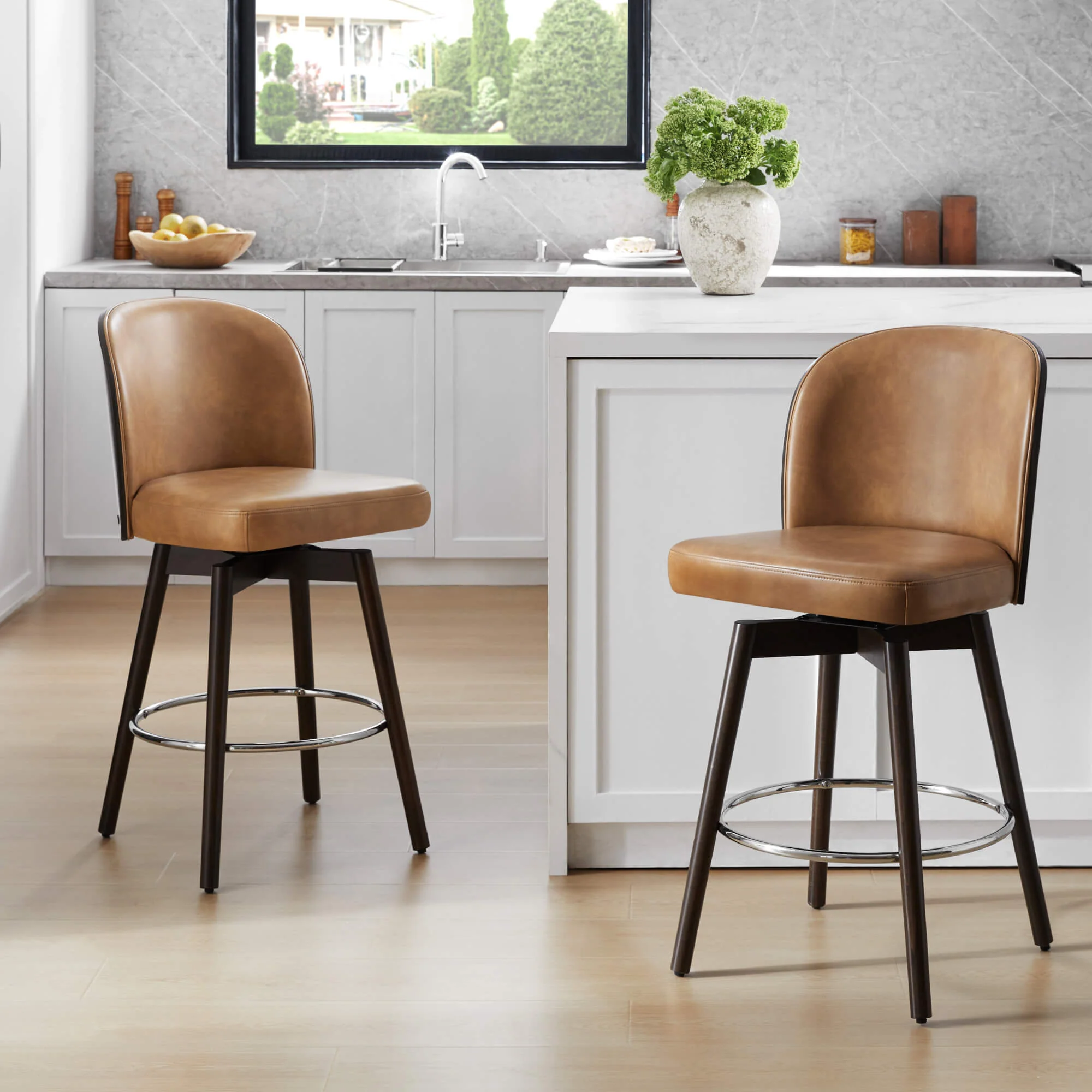 Gianna Swivel Counter Stool - Image 43