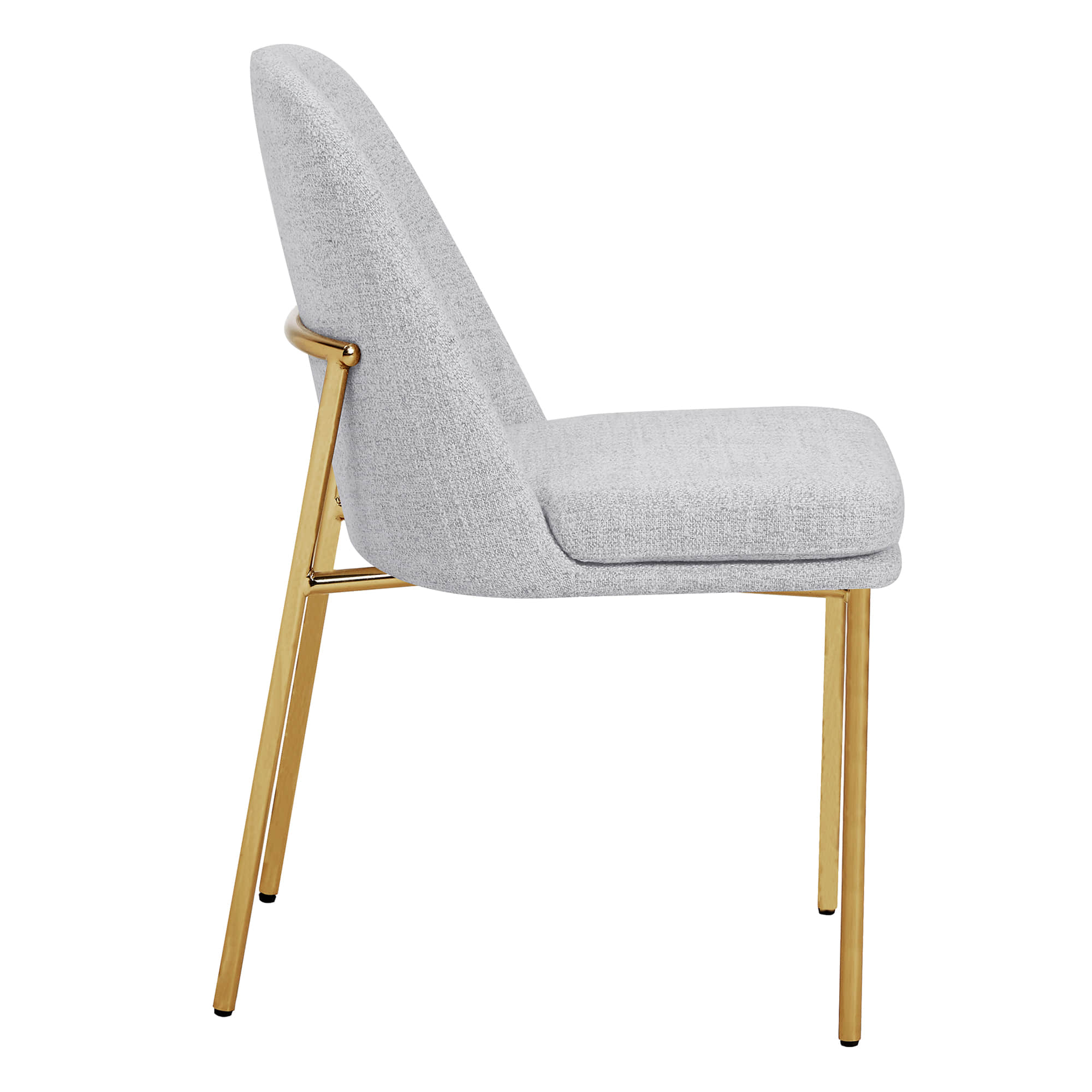 Golda Dining Chair With Metal Base - Image 7