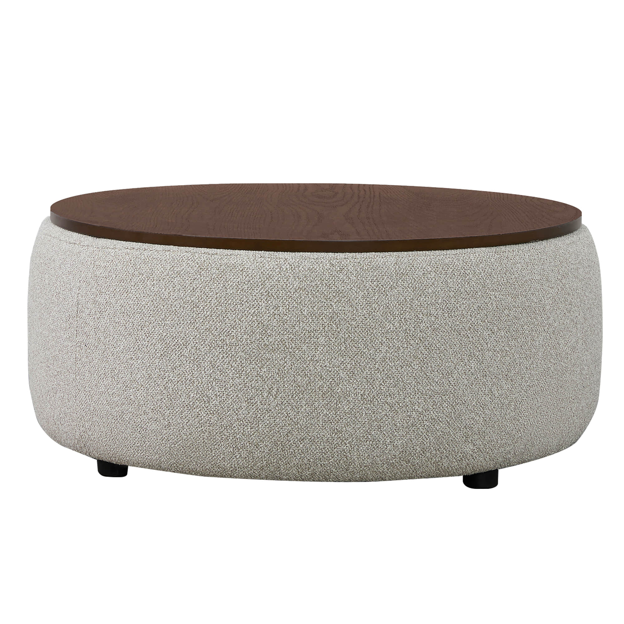 Grace Round Storage Ottoman Coffee Table - Image 12