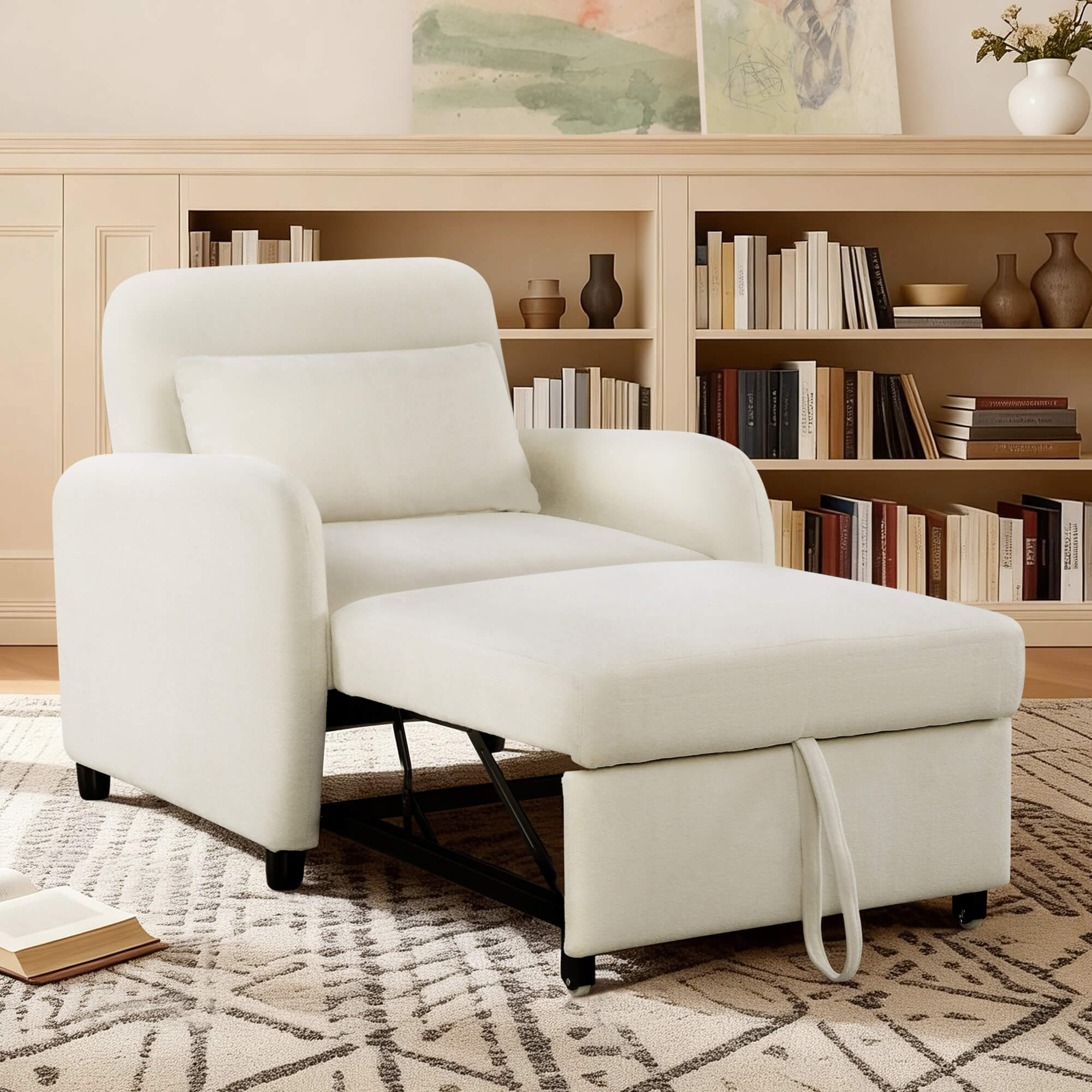 Greer Stylish Convertible Sleeper Chair - Image 11