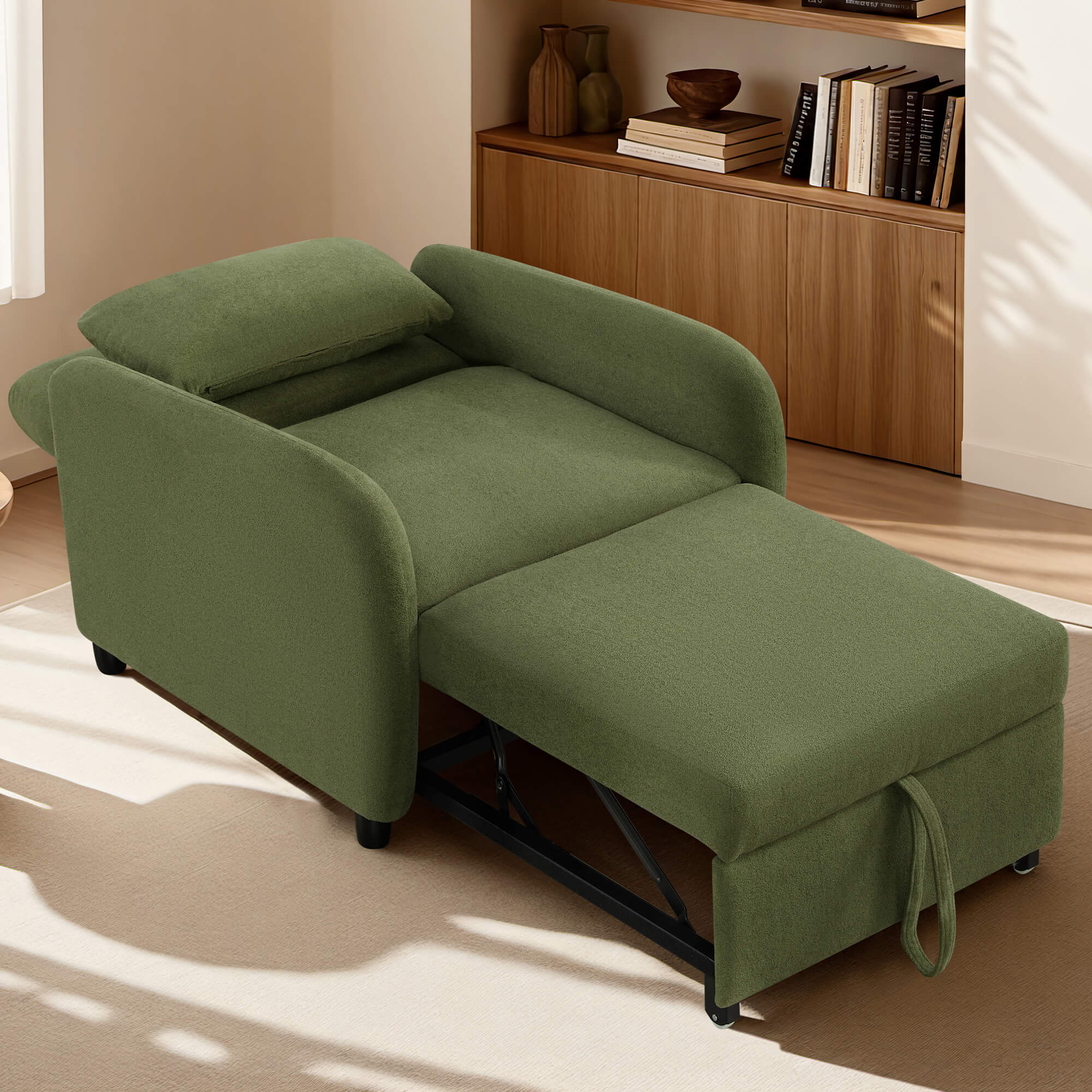 Greer Stylish Convertible Sleeper Chair - Image 14