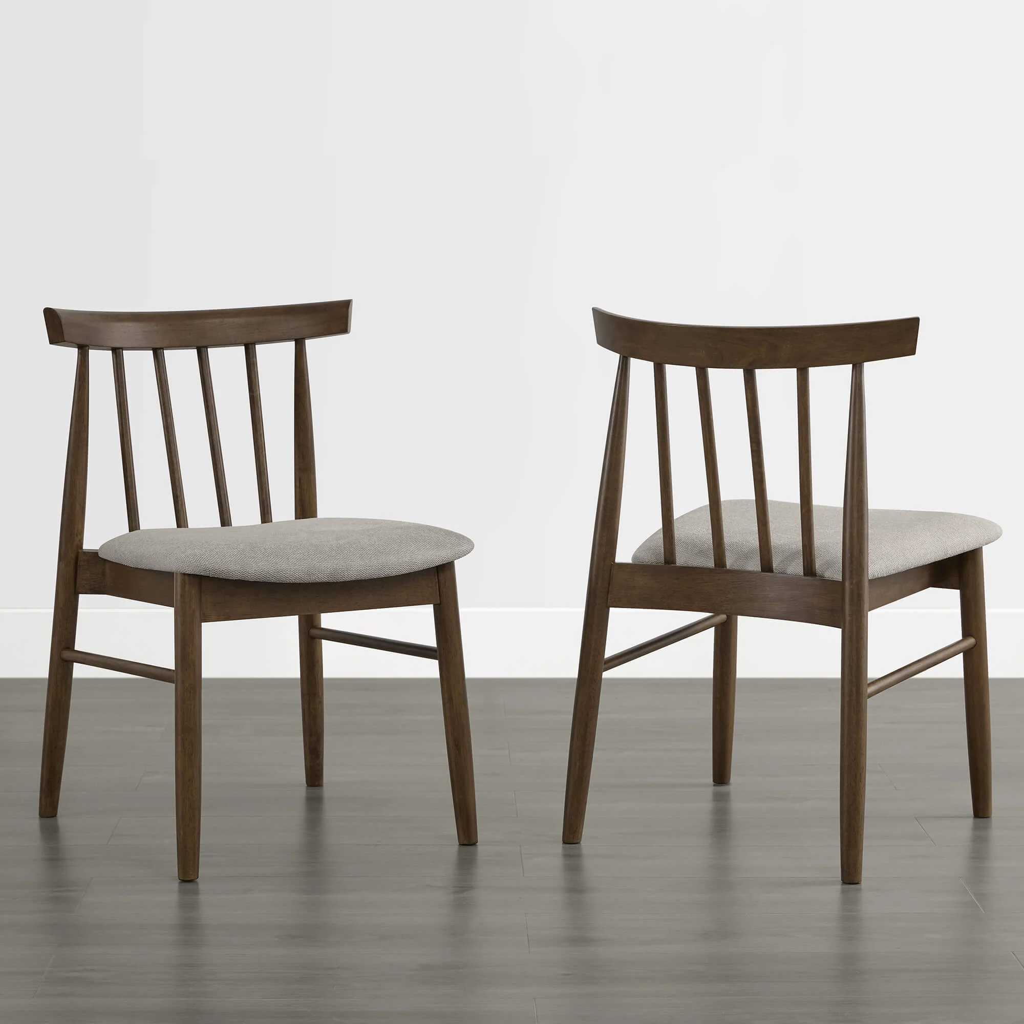Hanna Mid-century Windsor Solid Wood Dining Chair(Set of 2) - Image 16