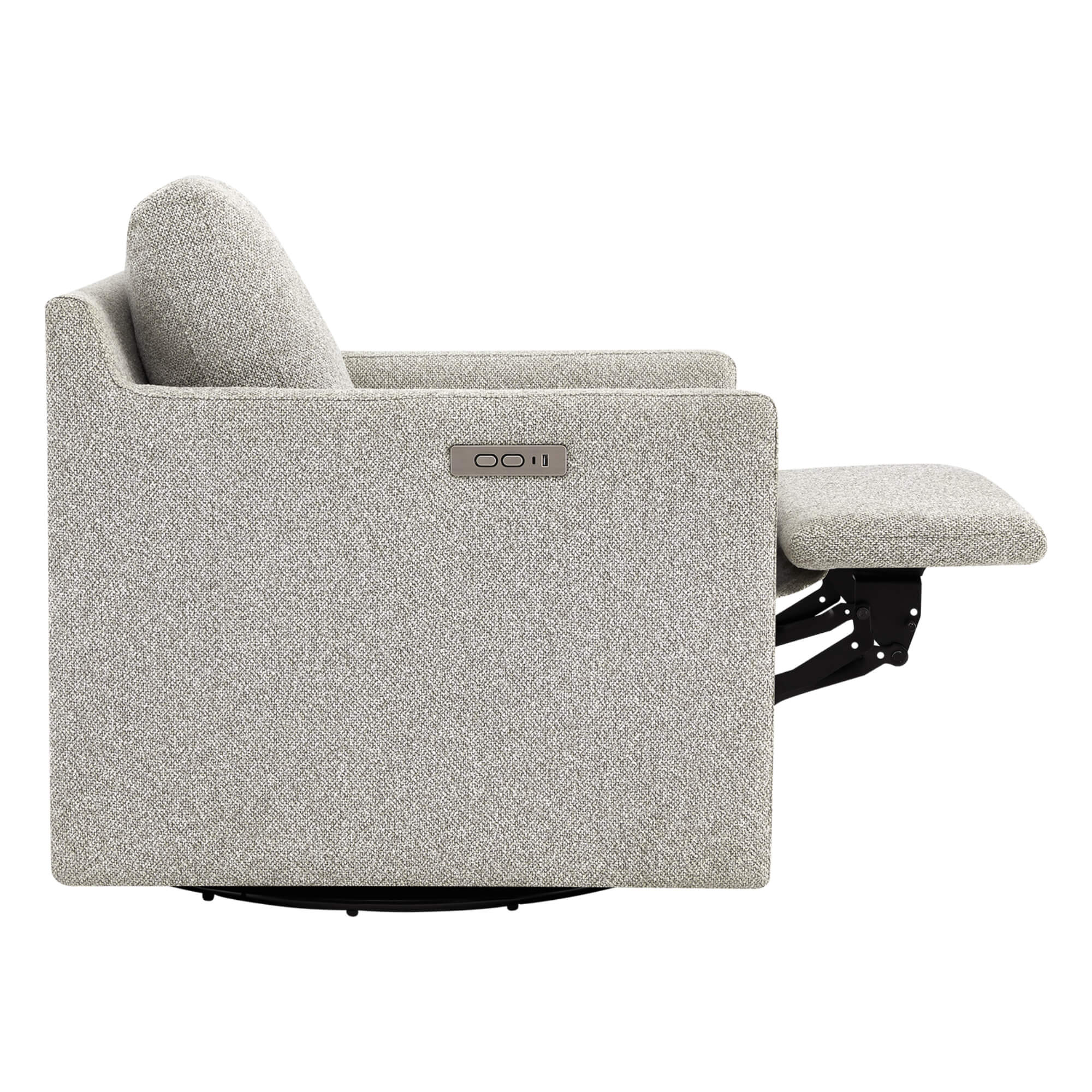 Henry Swivel Accent Chair with Electric Footrests & Charging Ports - Image 7