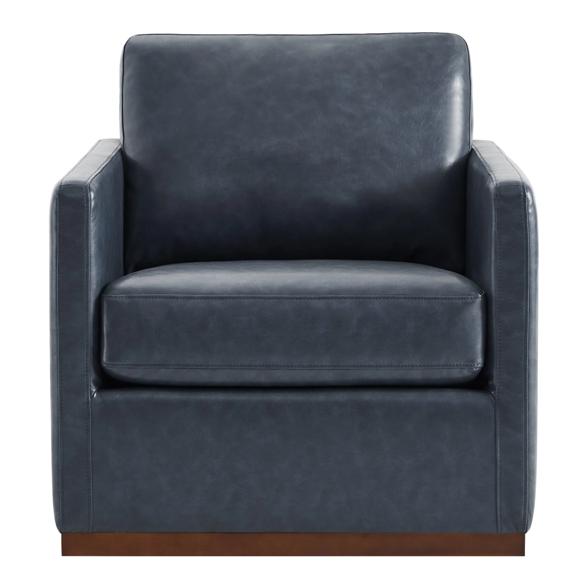 Henry Swivel Accent Chair with Wood Base - Image 24