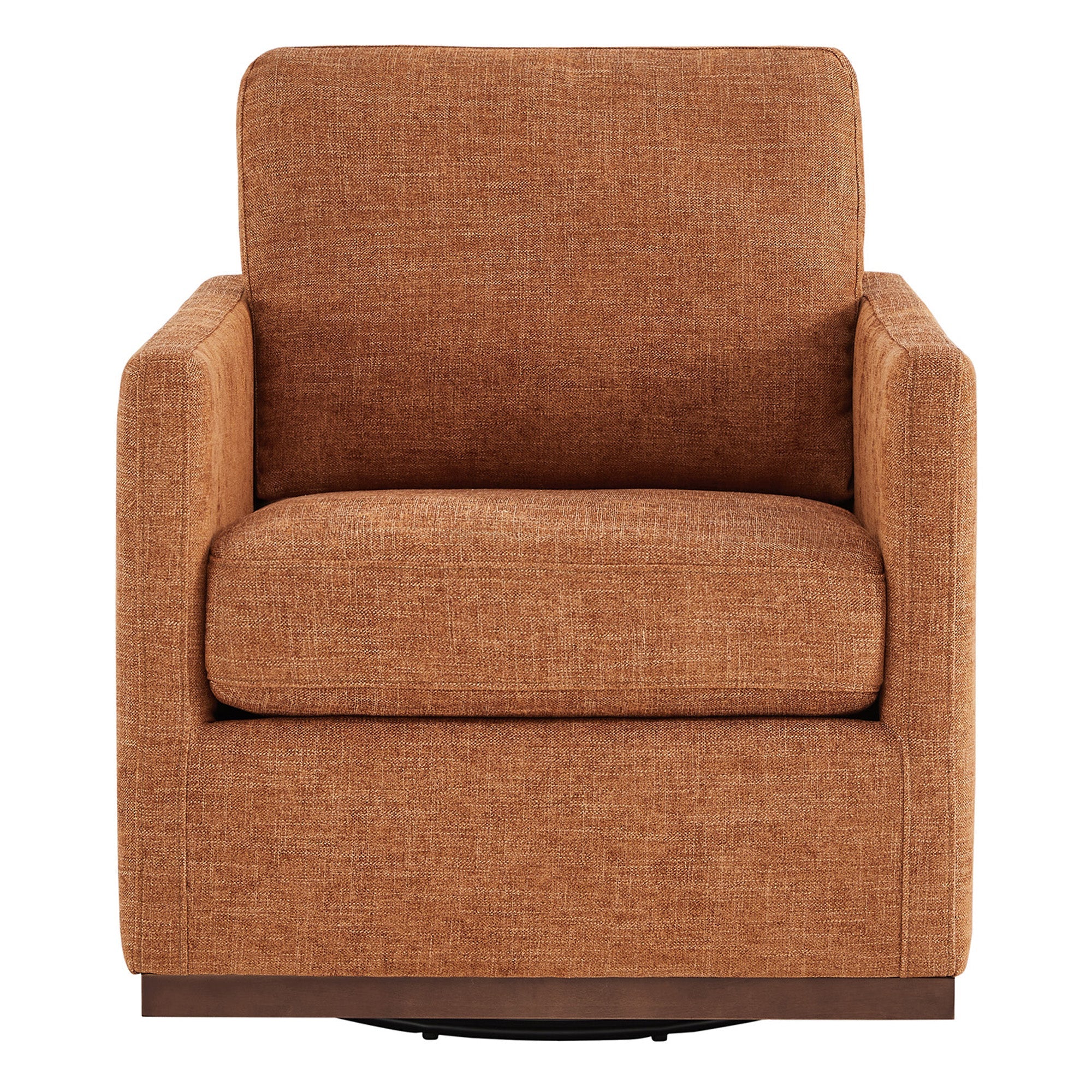Henry Swivel Accent Chair with Wood Base - Image 46