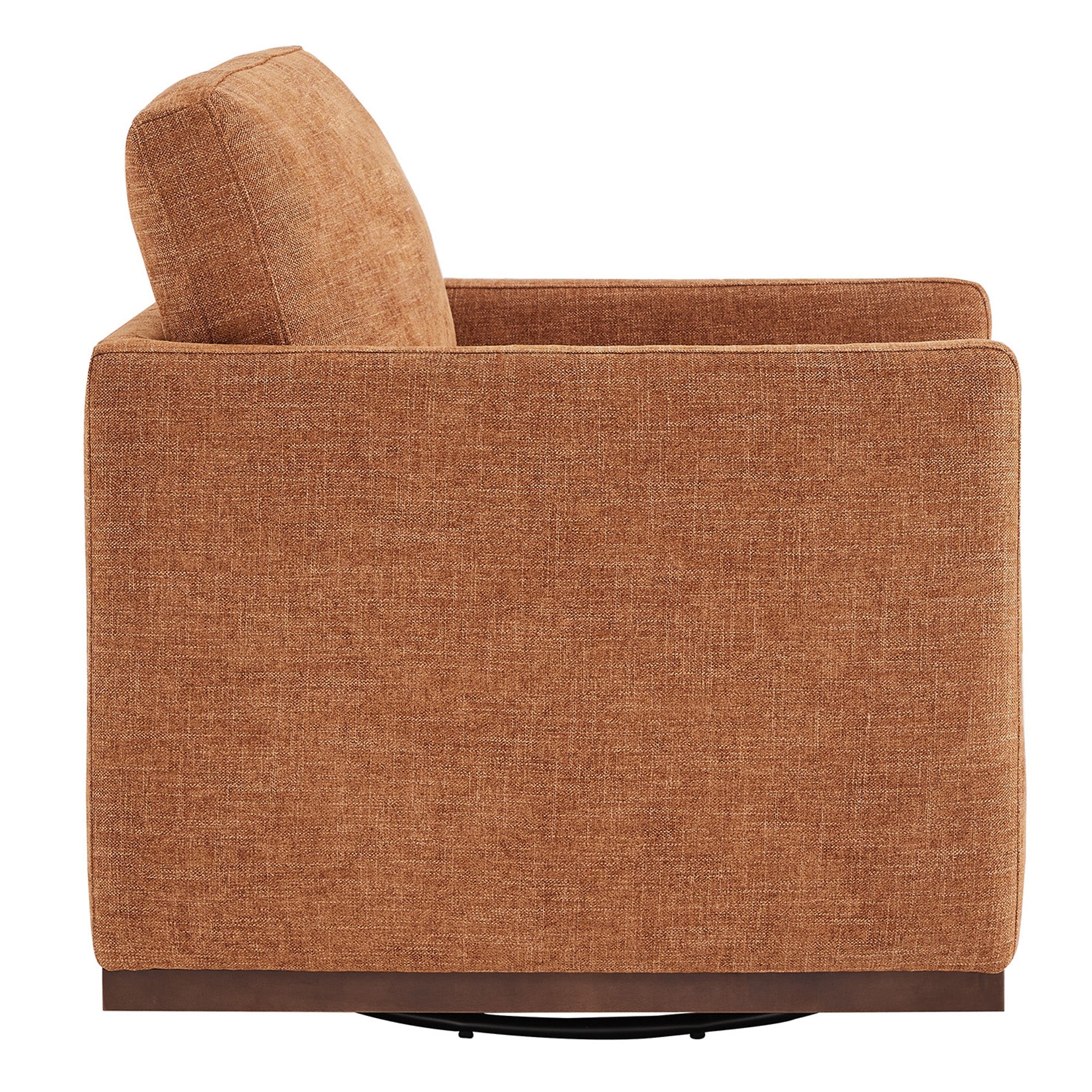 Henry Swivel Accent Chair with Wood Base - Image 47