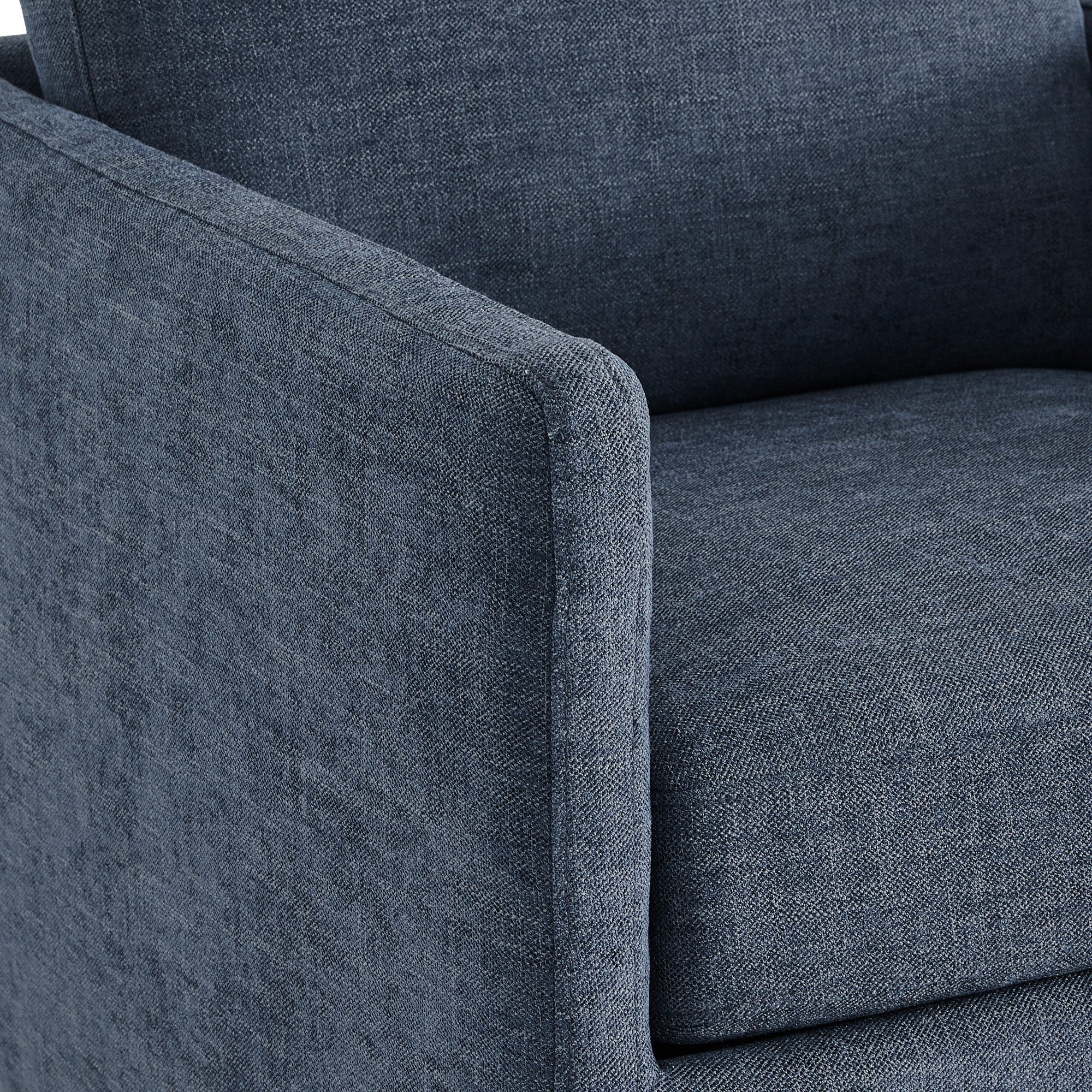 Henry Swivel Accent Chair with Wood Base - Image 57