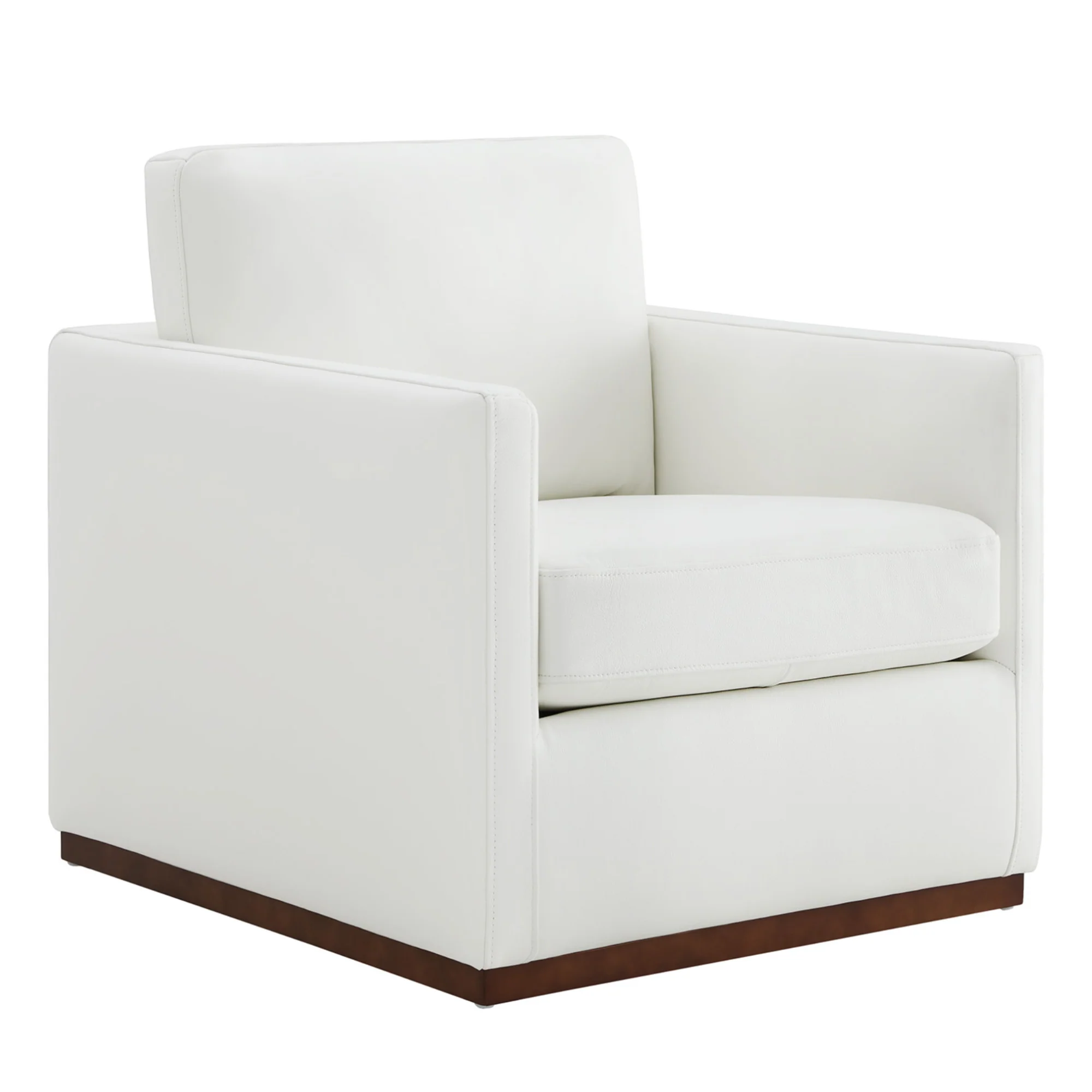 Henry Swivel Accent Chair with Wood Base - Image 84