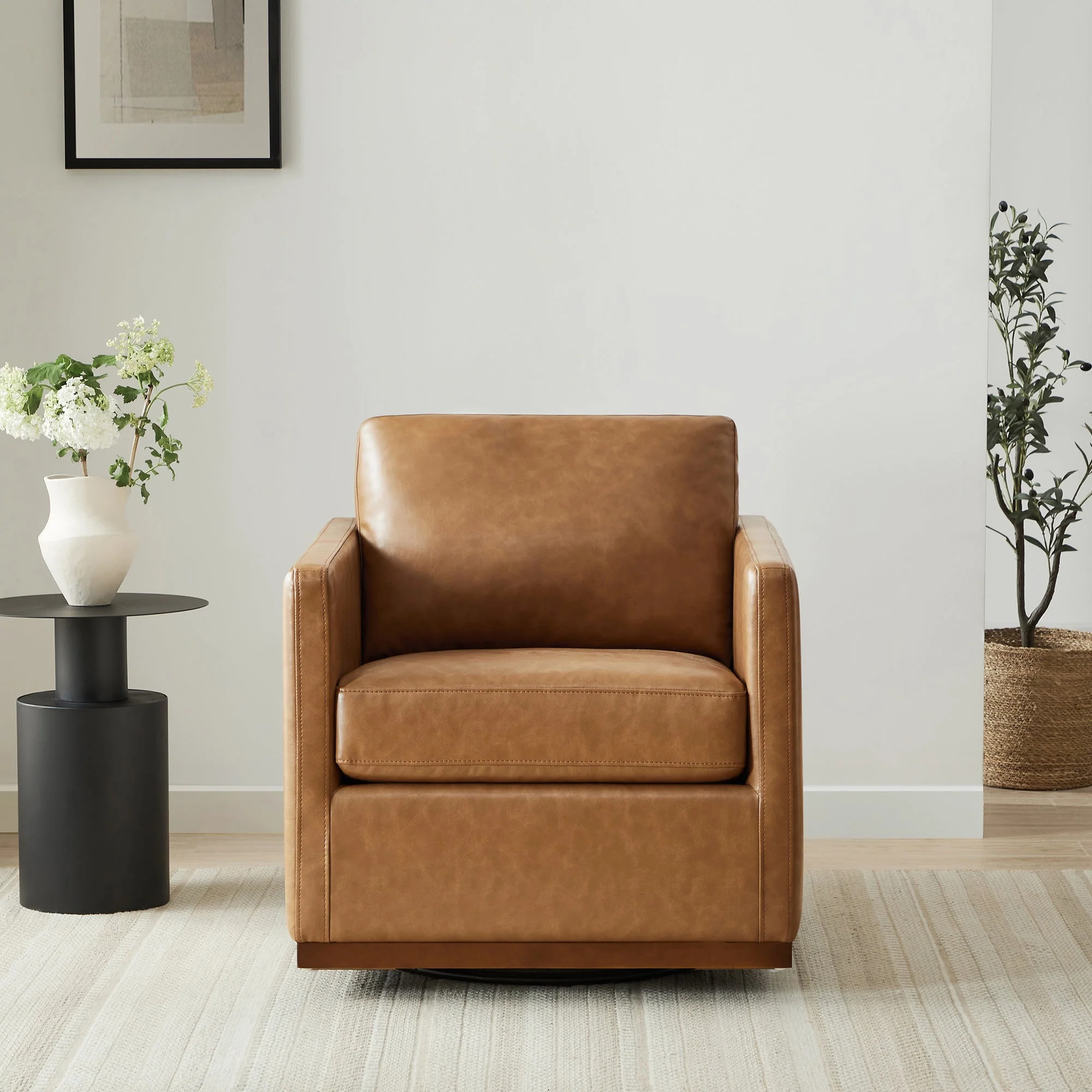 Henry Modern Swivel Accent Chair - Image 20