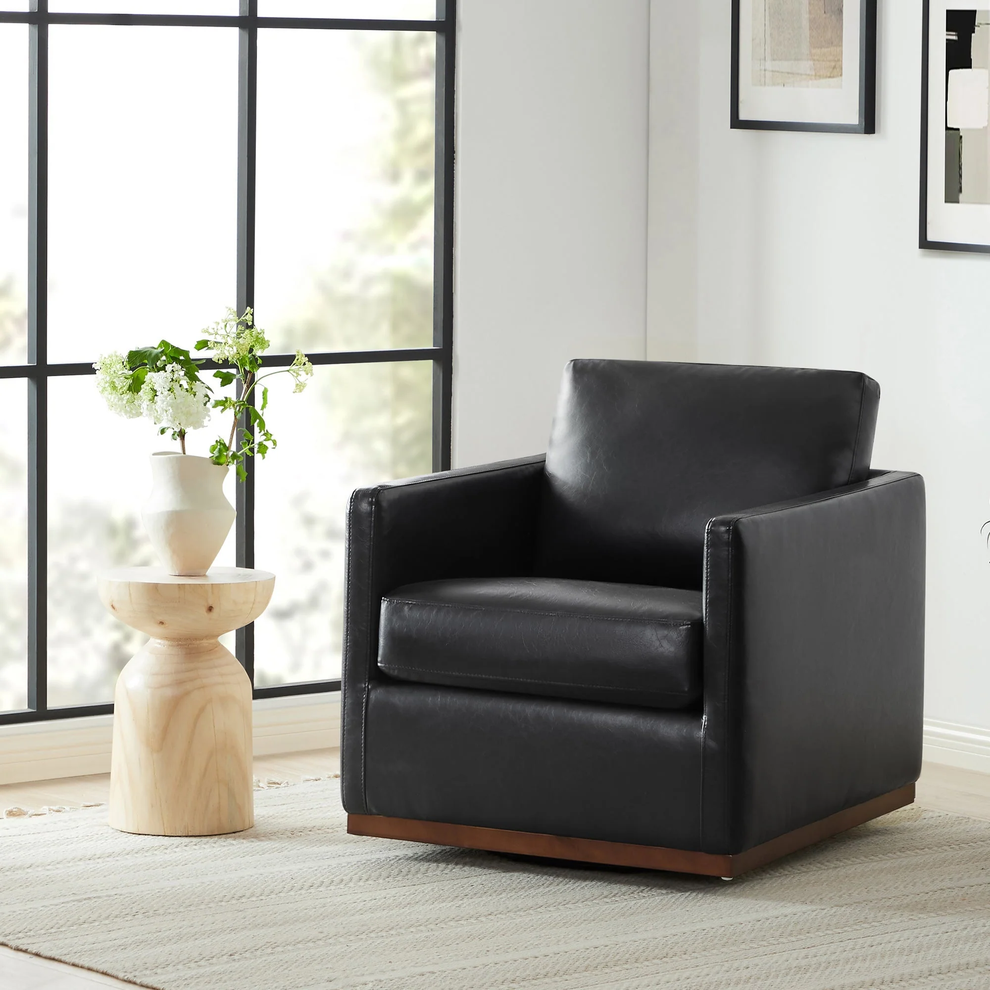 Henry Modern Swivel Accent Chair - Image 26