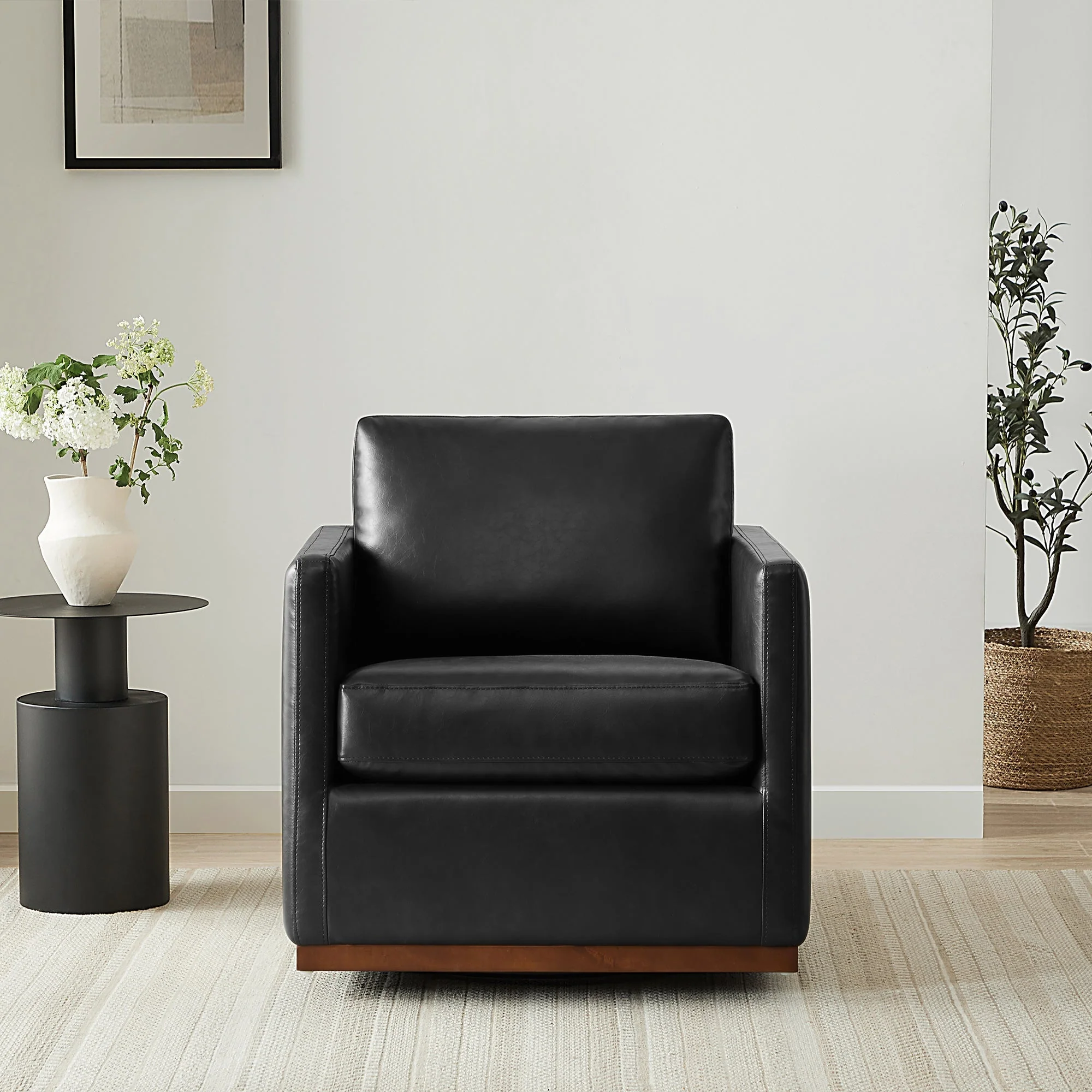Henry Modern Swivel Accent Chair - Image 28