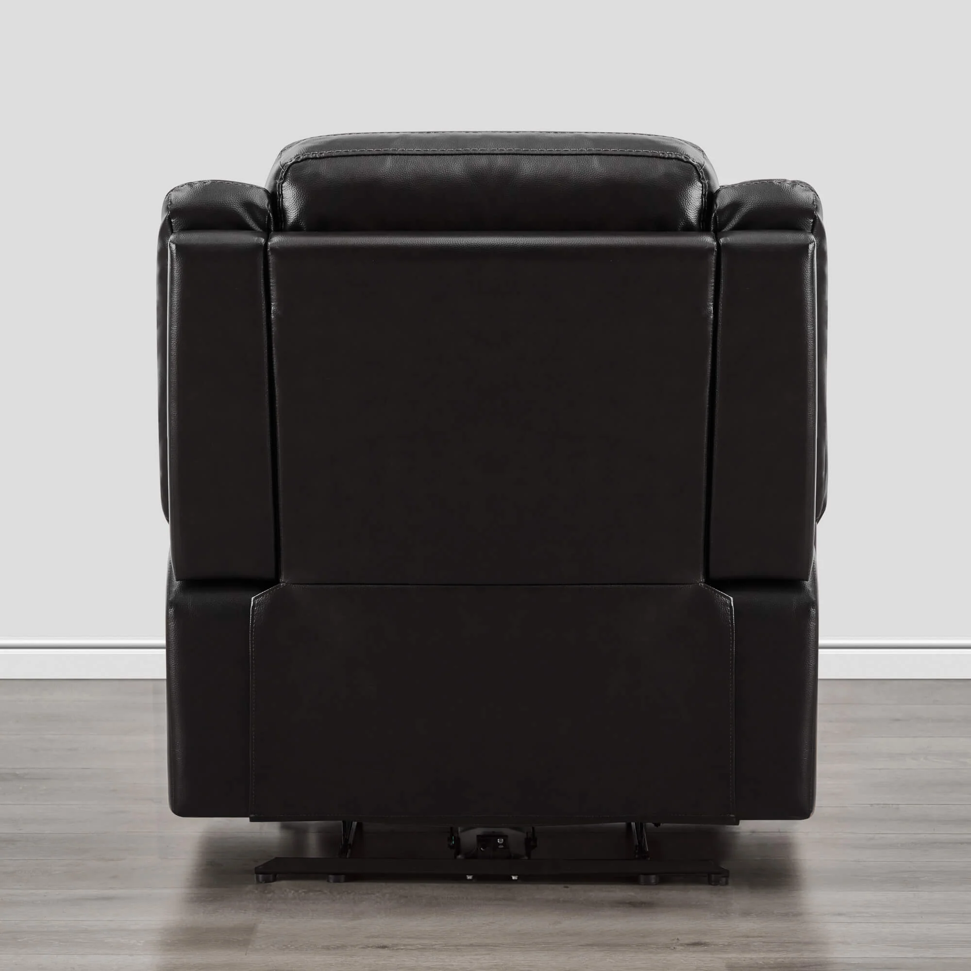 Isaac Genuine Leather Wall Hugger Power Recliner with Power Headrest - Image 116