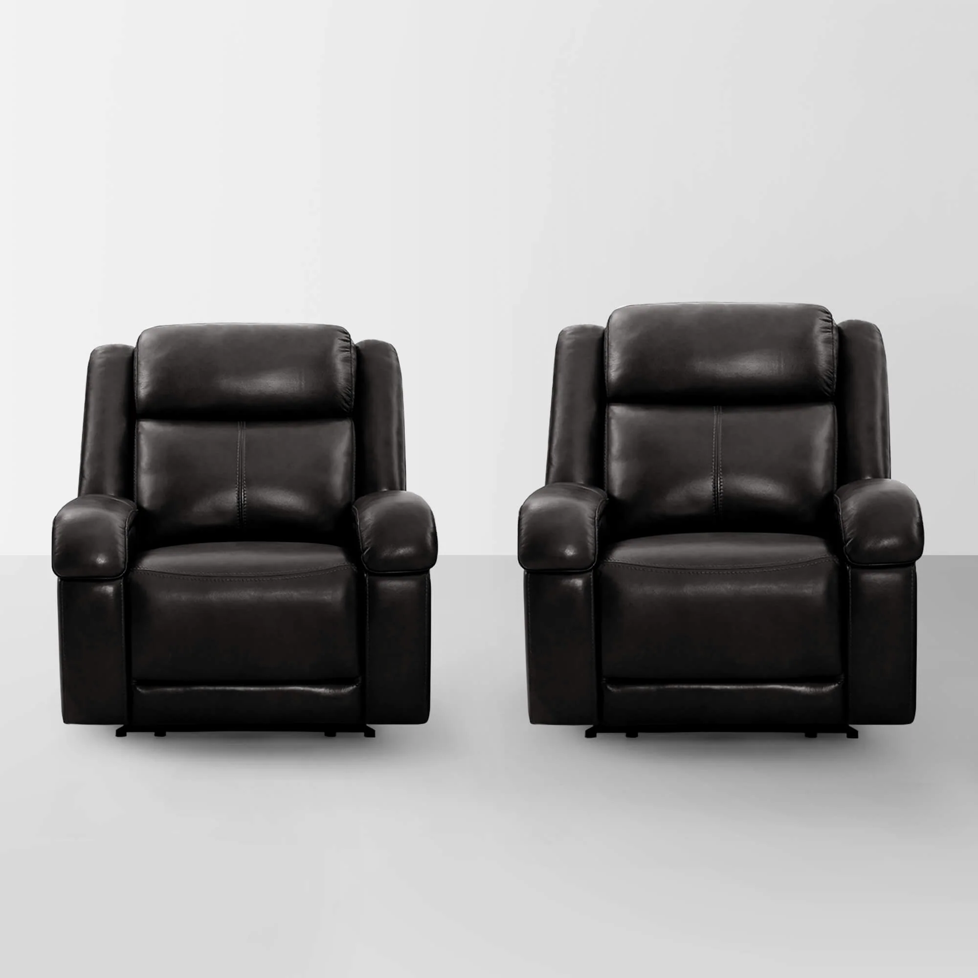 Isaac Genuine Leather Wall Hugger Power Recliner with Power Headrest - Image 125