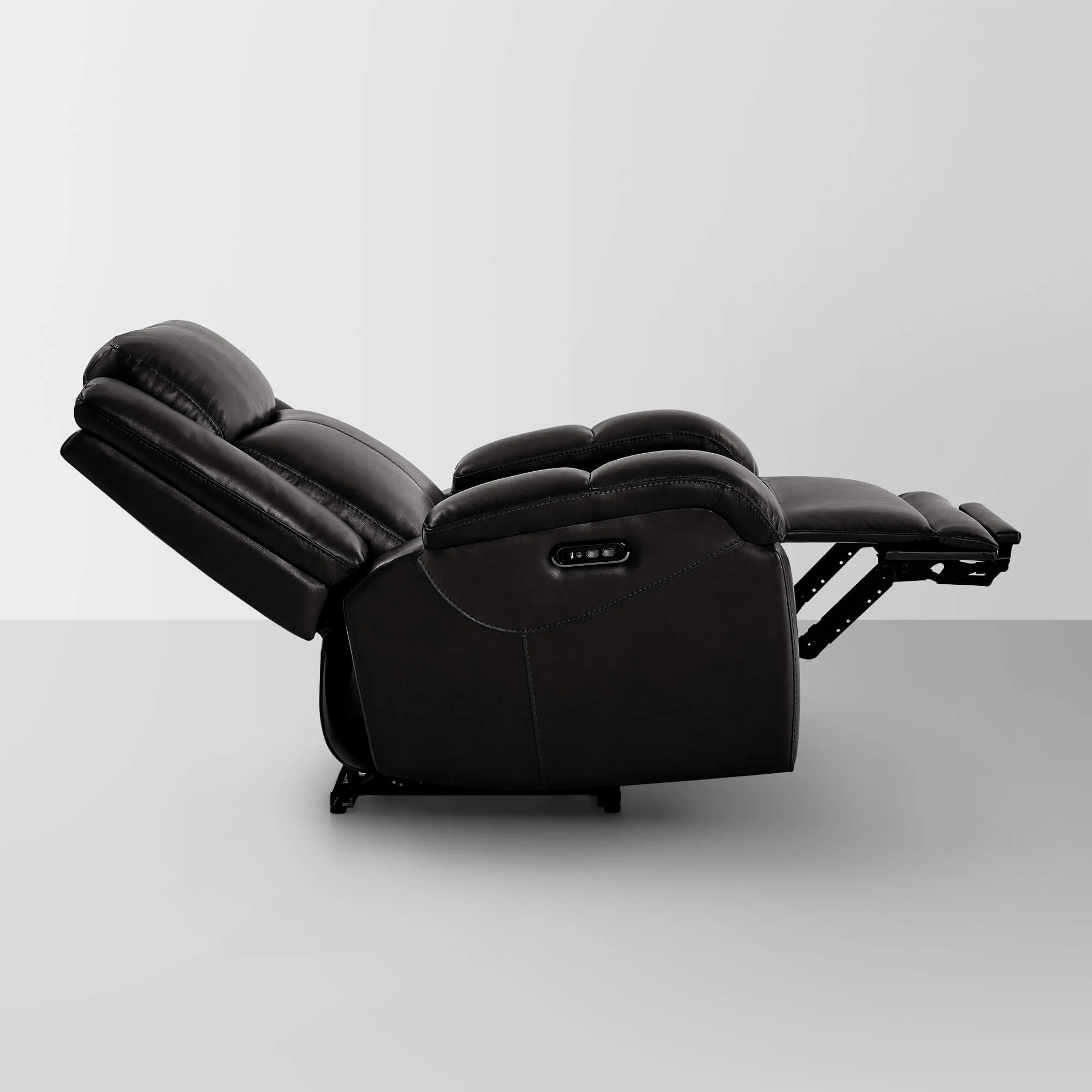Isaac Genuine Leather Wall Hugger Power Recliner with Power Headrest - Image 127