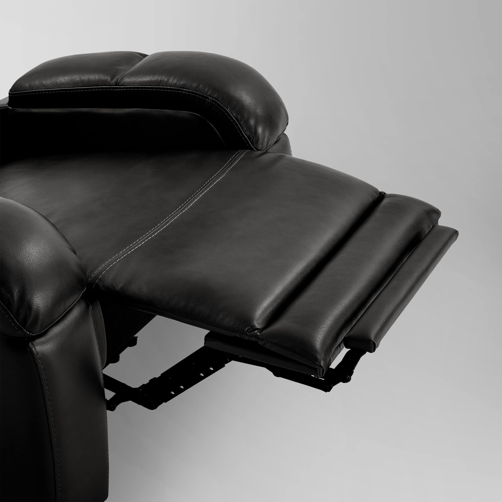 Isaac Genuine Leather Wall Hugger Power Recliner with Power Headrest - Image 128