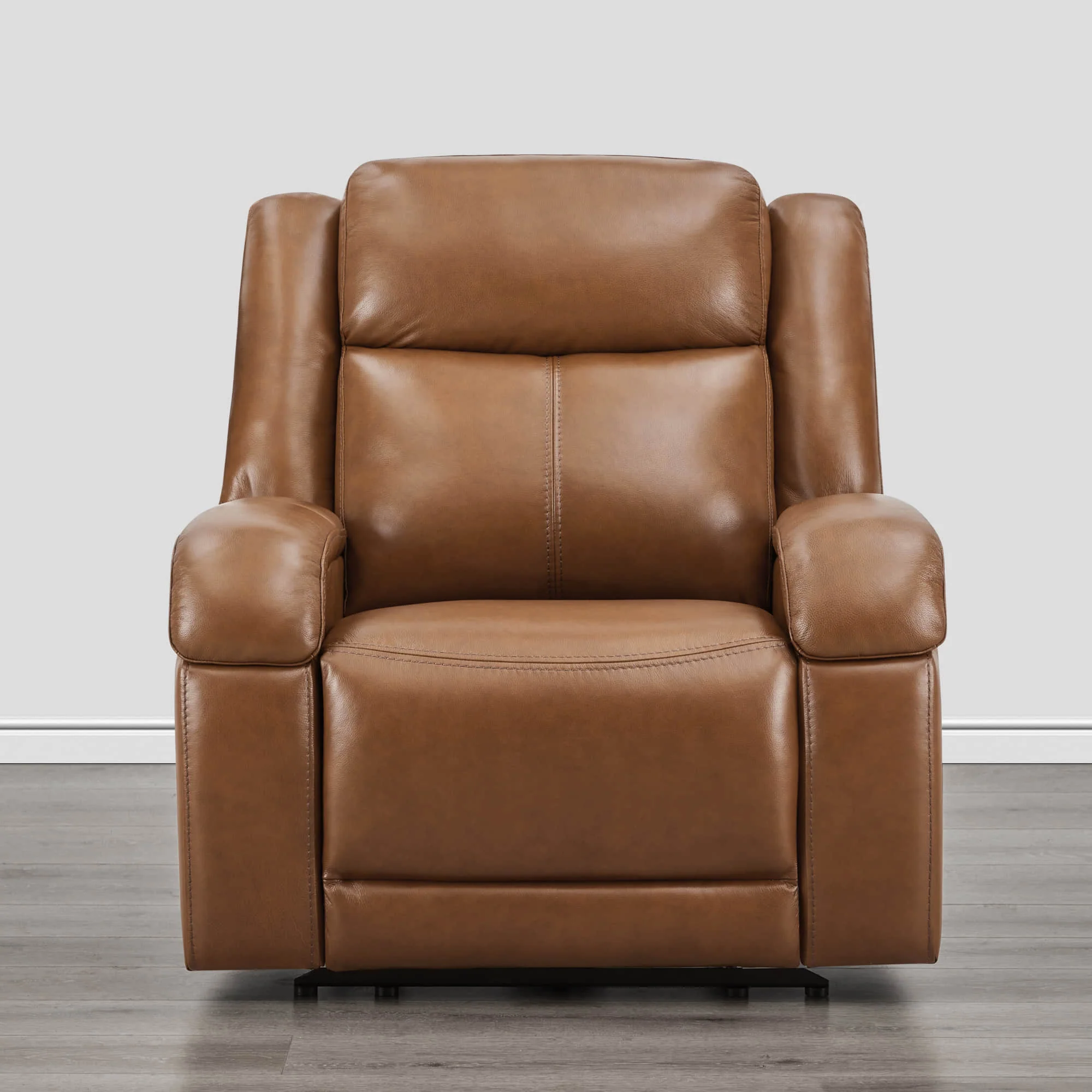 Isaac Genuine Leather Wall Hugger Power Recliner with Power Headrest - Image 19