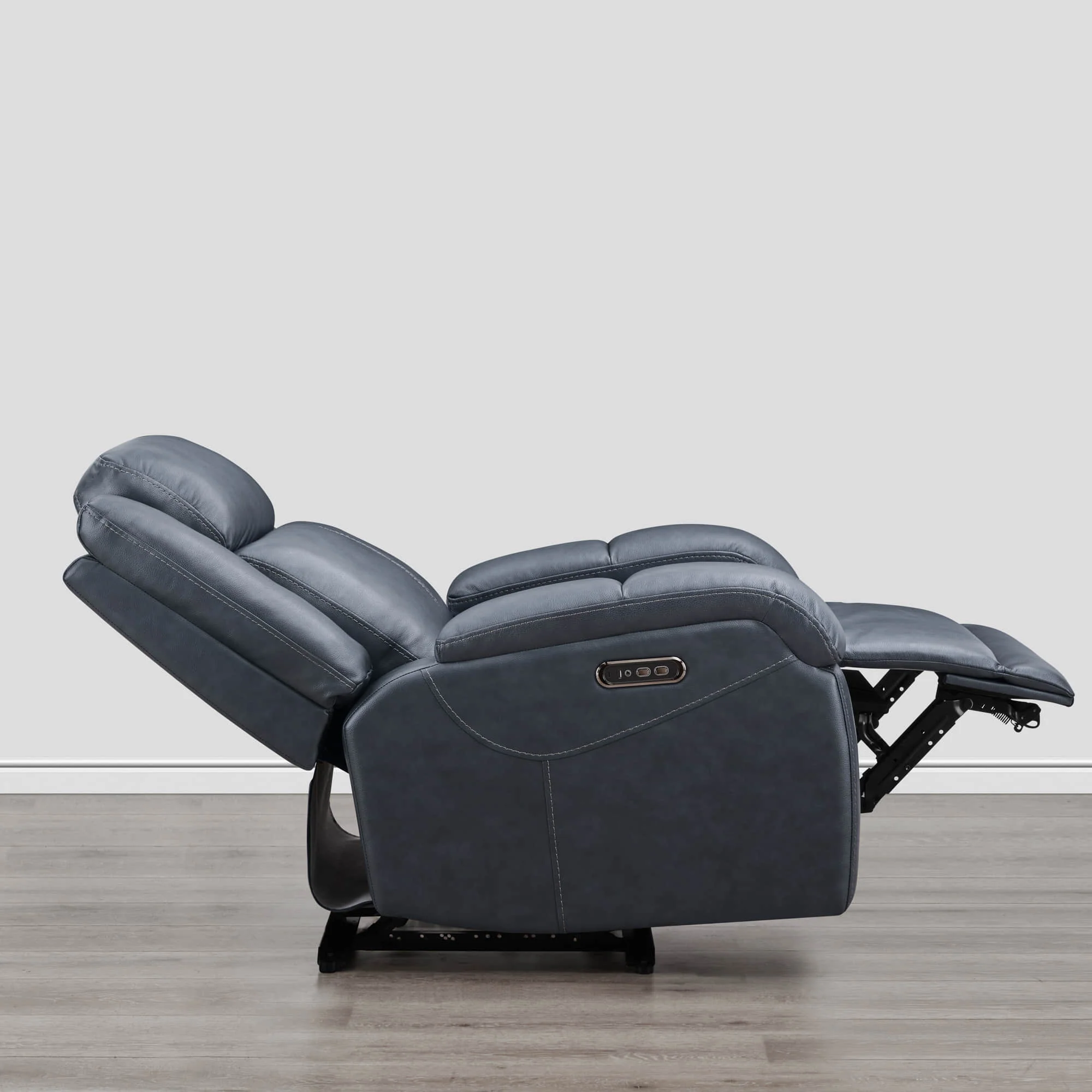 Isaac Genuine Leather Wall Hugger Power Recliner with Power Headrest - Image 23