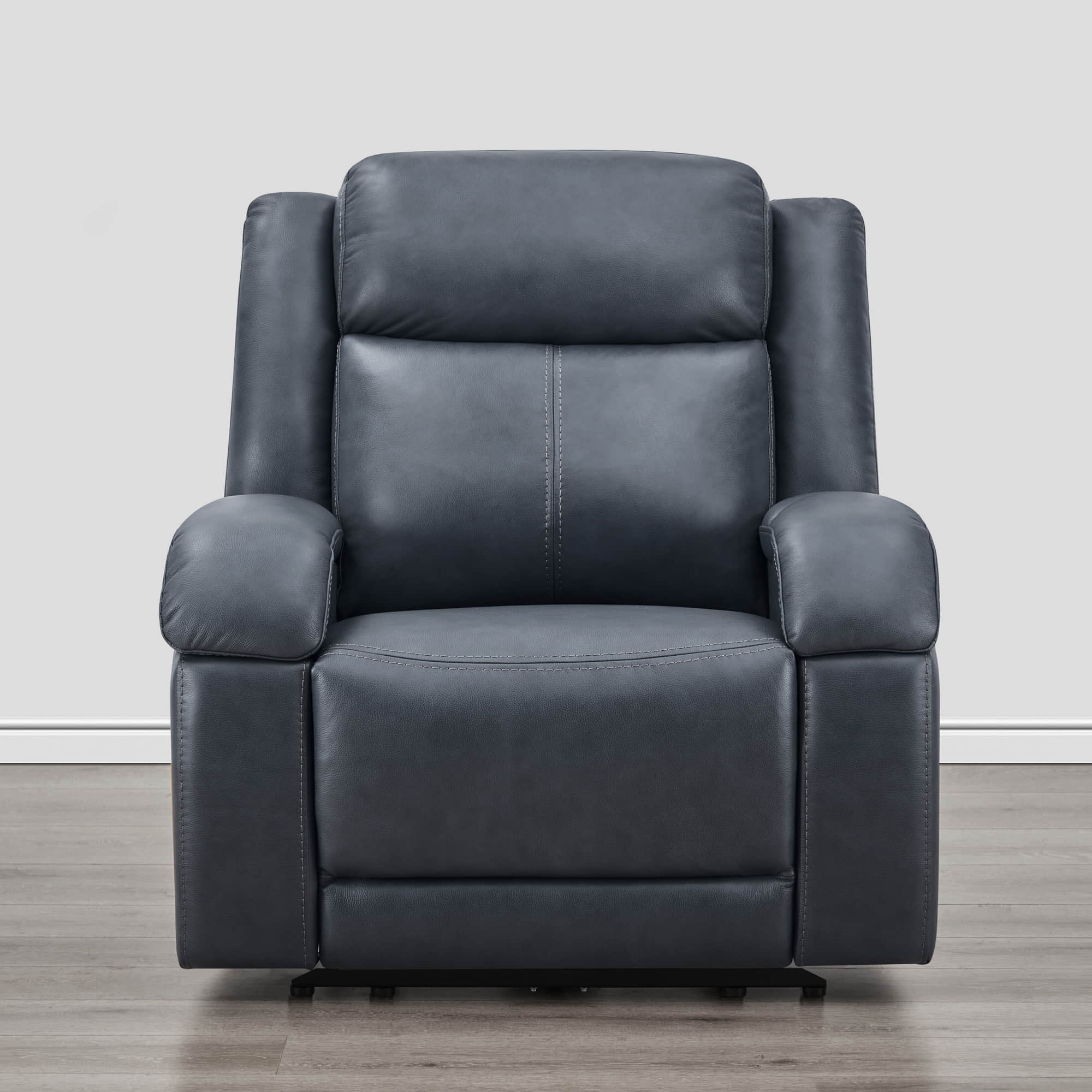 Isaac Genuine Leather Wall Hugger Power Recliner with Power Headrest - Image 29