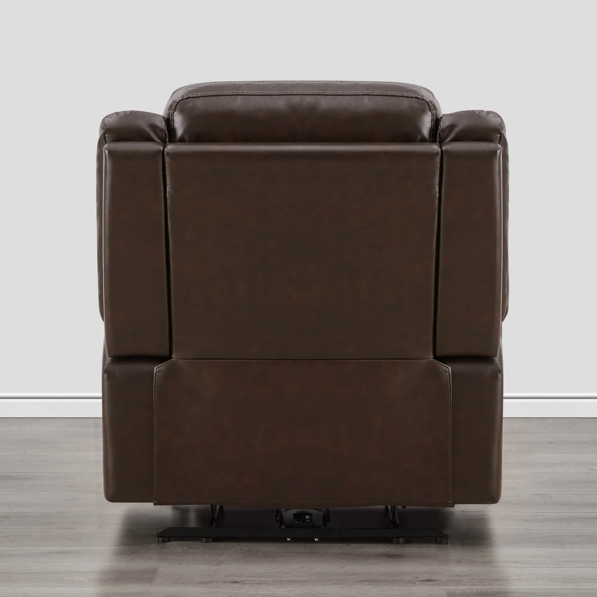 Isaac Genuine Leather Wall Hugger Power Recliner with Power Headrest - Image 40