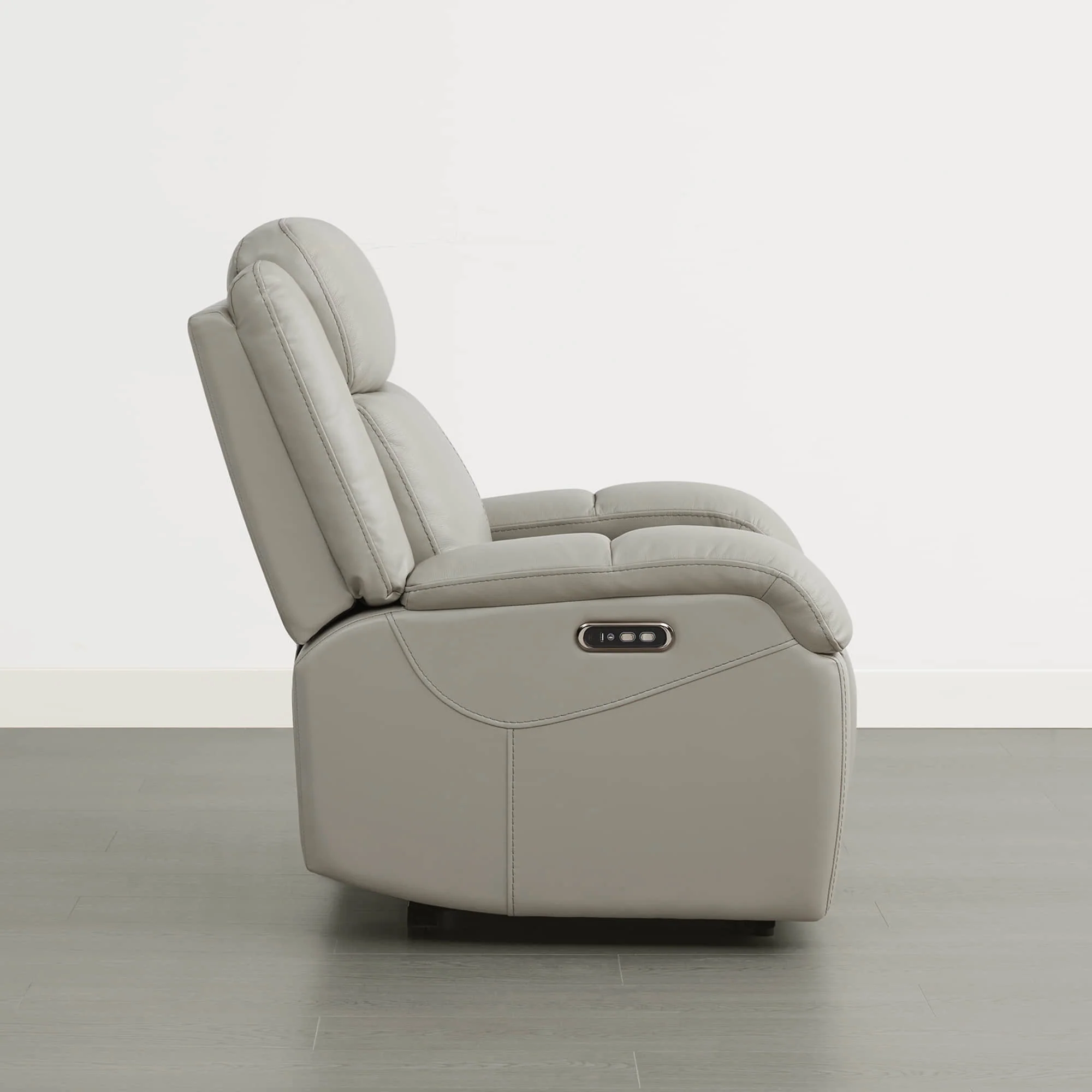Isaac Genuine Leather Wall Hugger Power Recliner with Power Headrest - Image 51