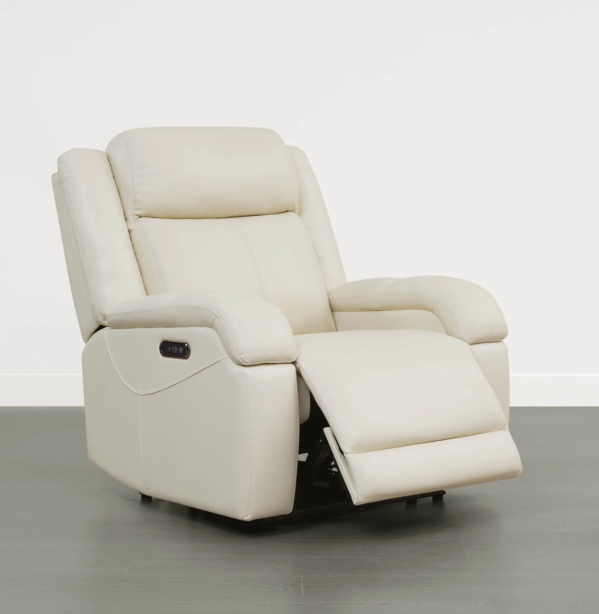 Isaac Genuine Leather Wall Hugger Power Recliner with Power Headrest - Image 60