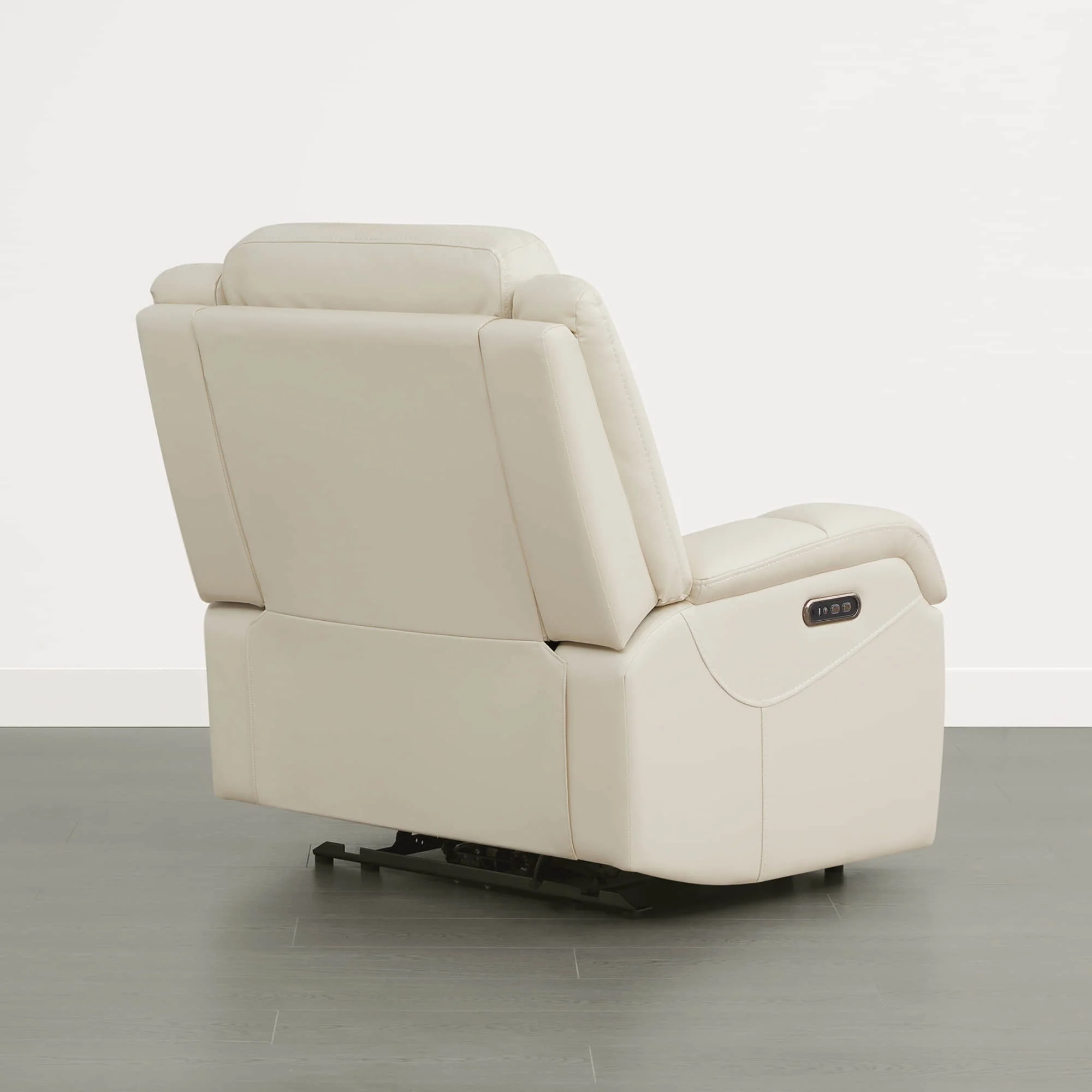 Isaac Genuine Leather Wall Hugger Power Recliner with Power Headrest - Image 61