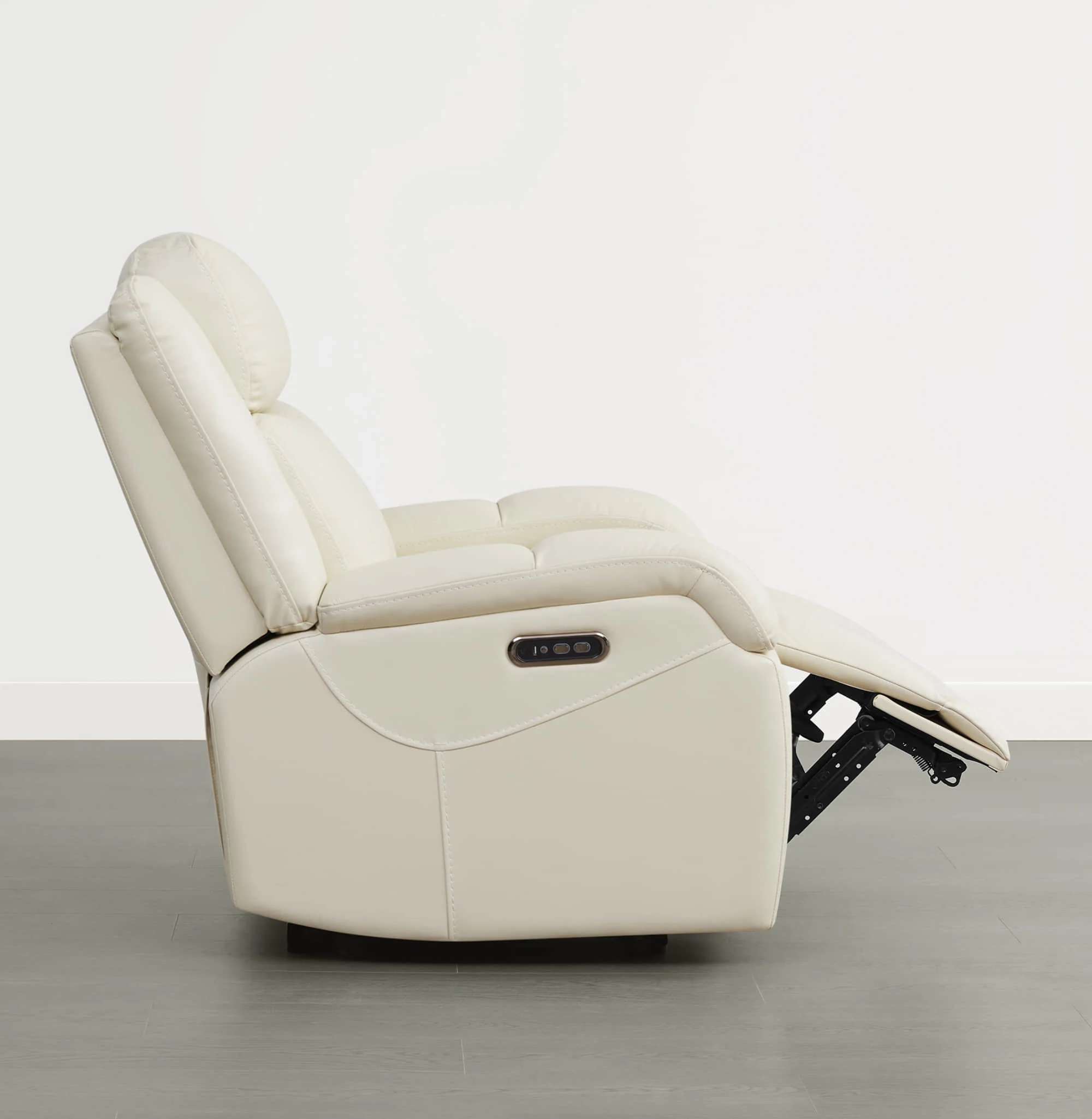Isaac Genuine Leather Wall Hugger Power Recliner with Power Headrest - Image 68