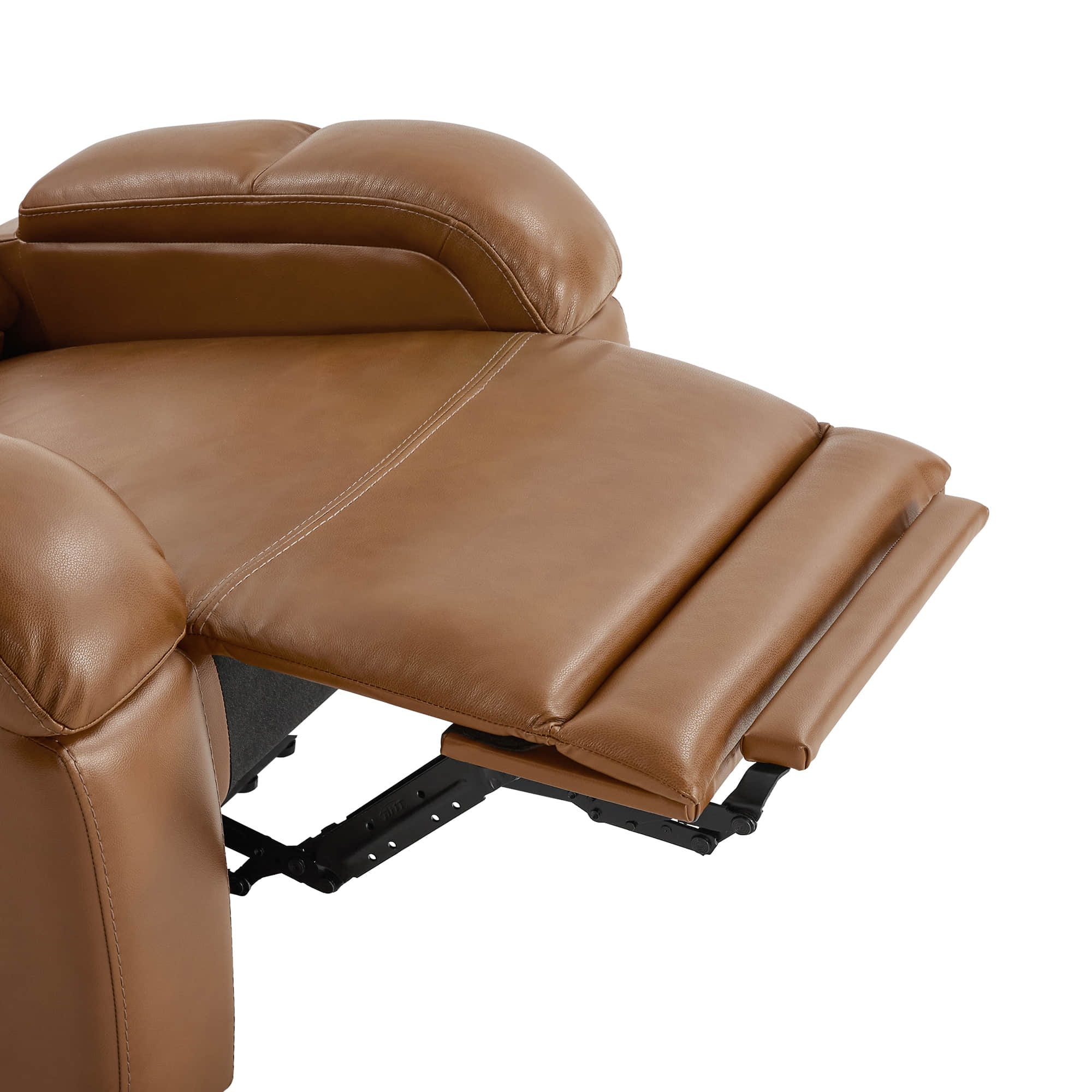Isaac Genuine Leather Wall Hugger Power Recliner with Power Headrest - Image 82