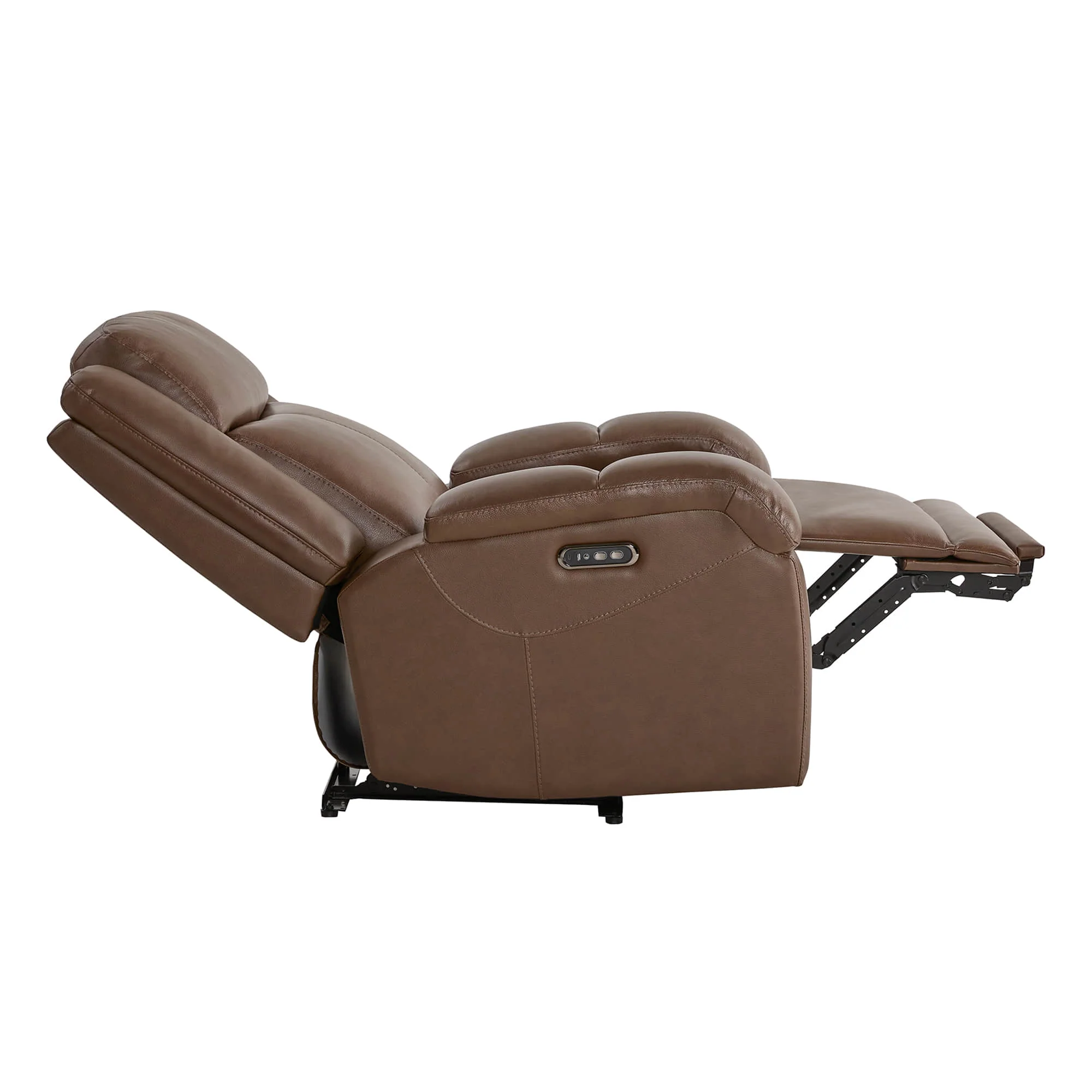 Isaac Genuine Leather Wall Hugger Power Recliner with Power Headrest - Image 99