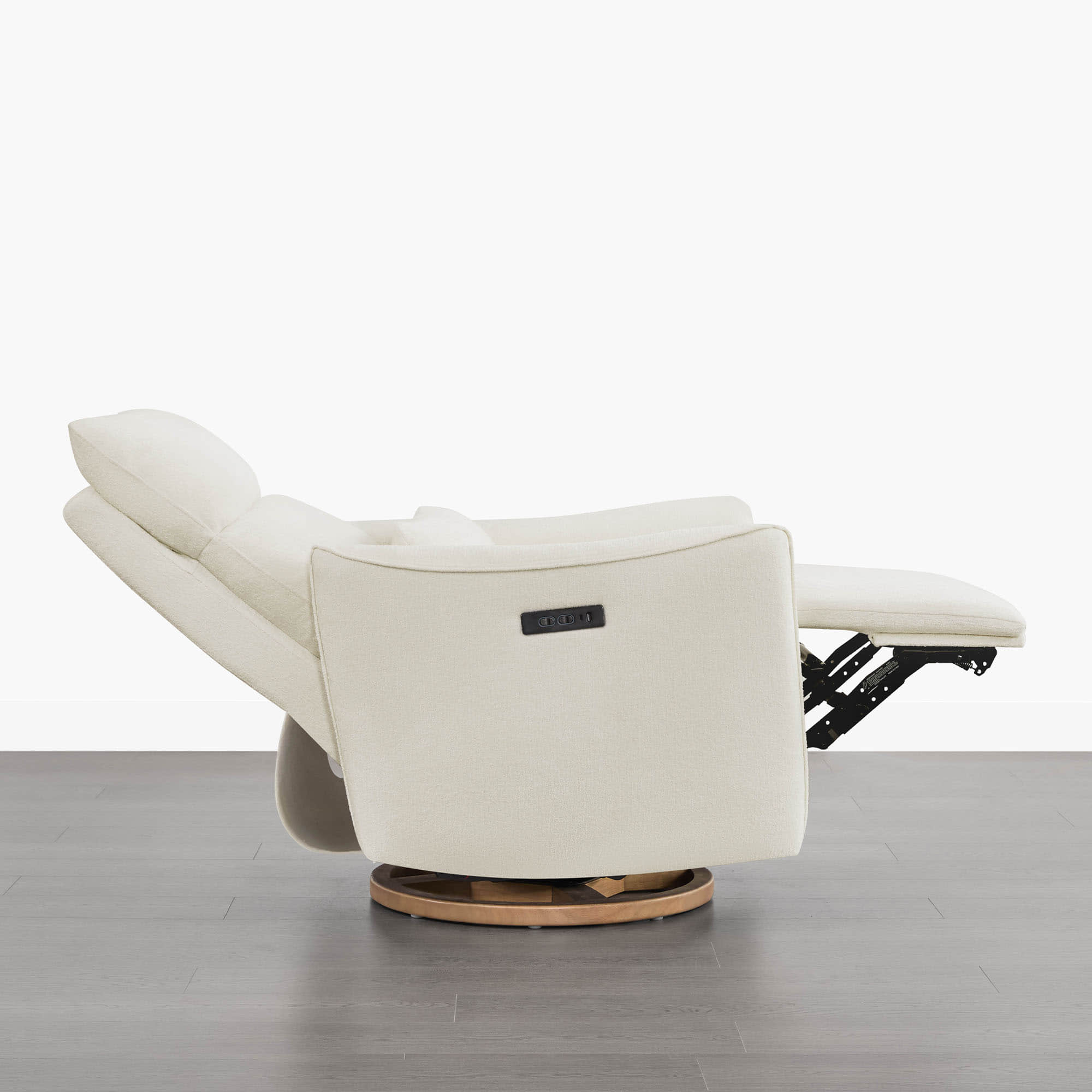 Janice Power Swivel Nursery Glider Recliner with Power Headrest - Image 10