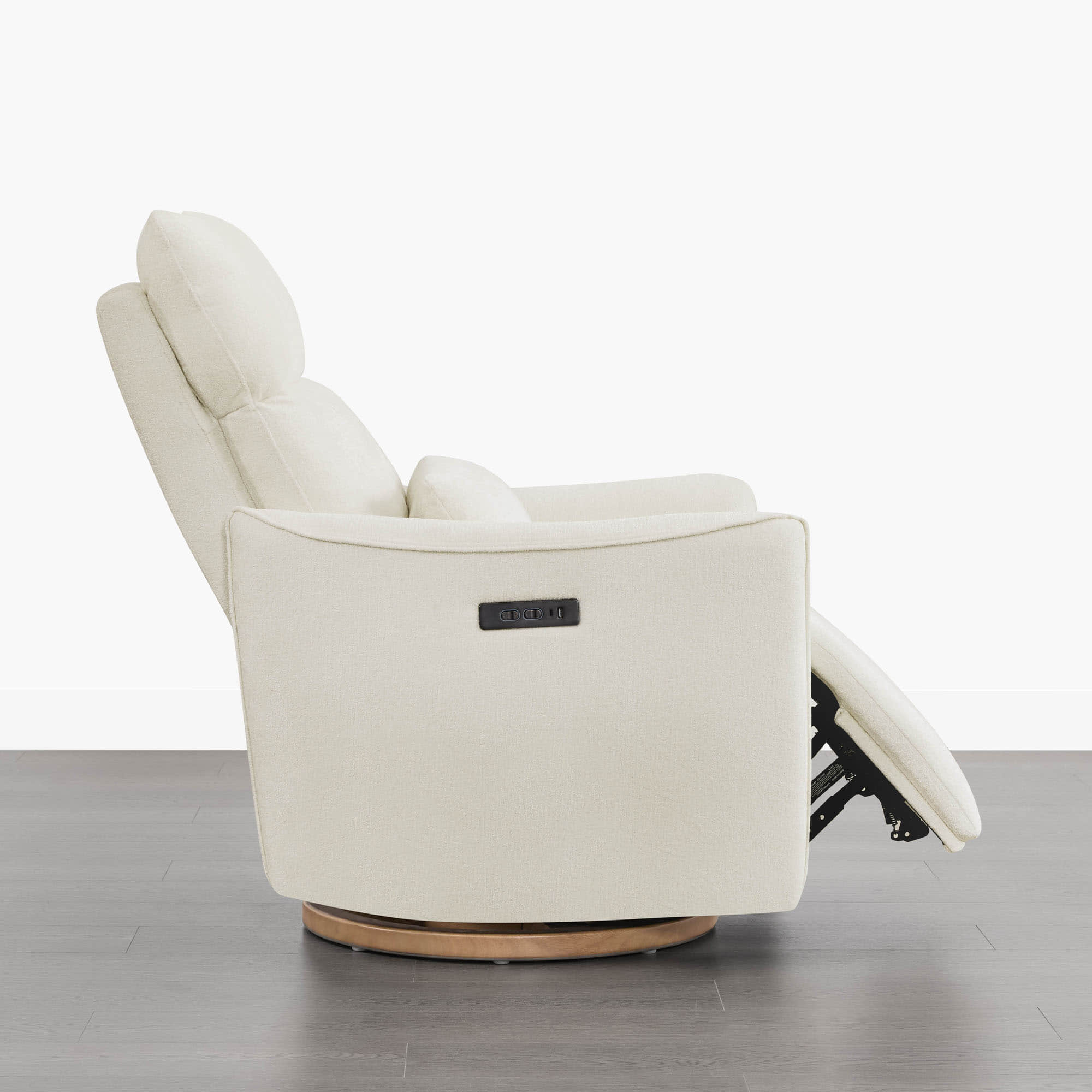 Janice Power Swivel Nursery Glider Recliner with Power Headrest - Image 18