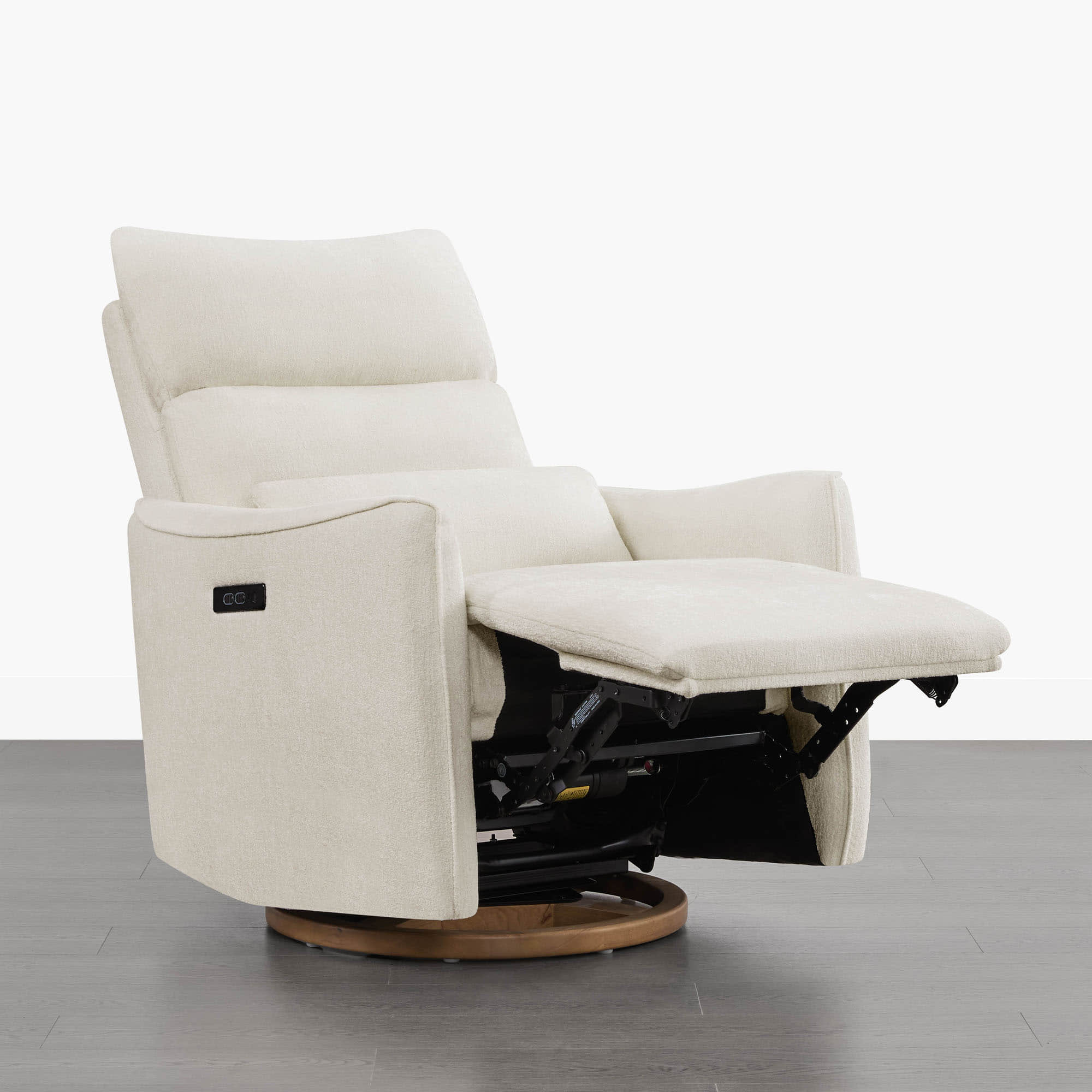 Janice Power Swivel Nursery Glider Recliner with Power Headrest - Image 20