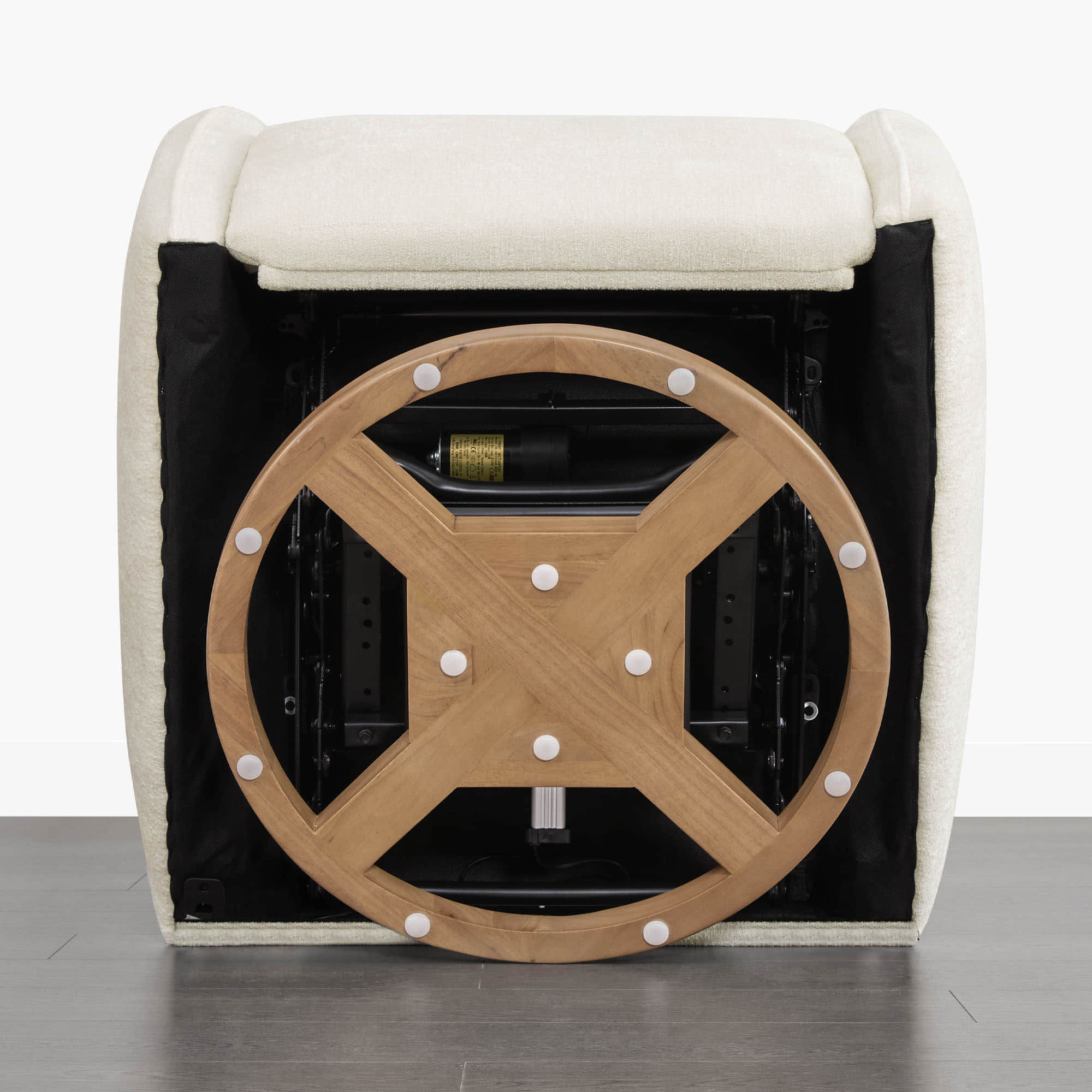 Janice Power Swivel Nursery Glider Recliner with Power Headrest - Image 22