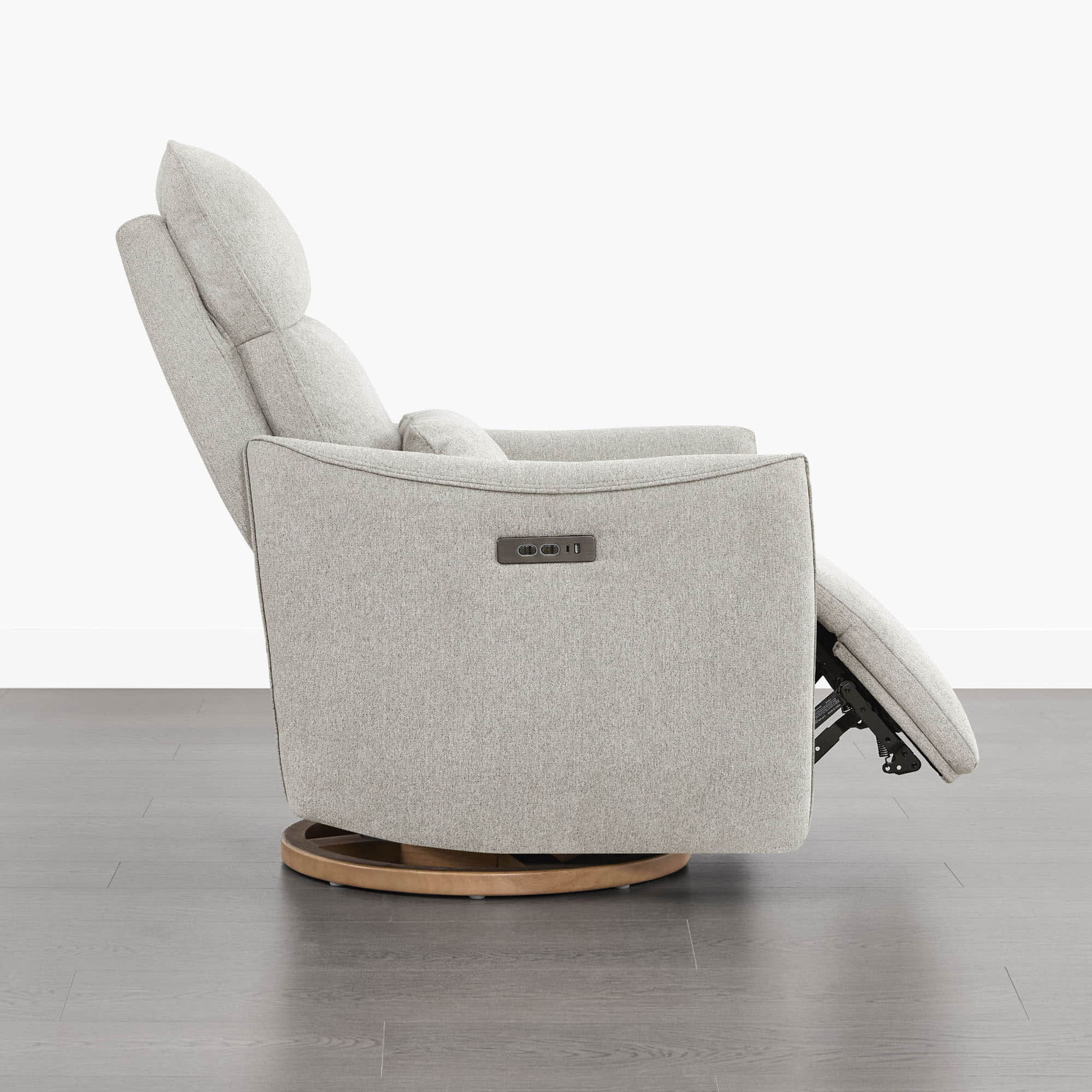 Janice Power Swivel Nursery Glider Recliner with Power Headrest - Image 29