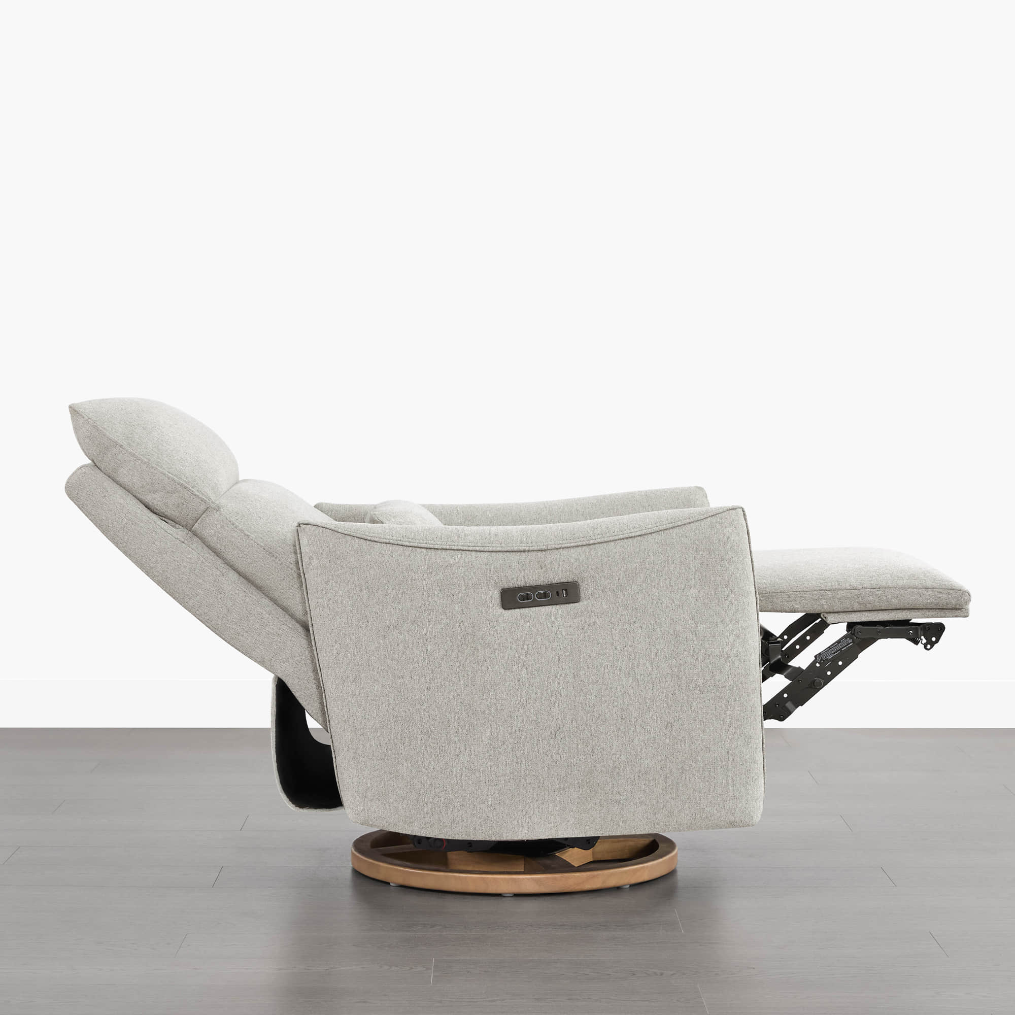 Janice Power Swivel Nursery Glider Recliner with Power Headrest - Image 30