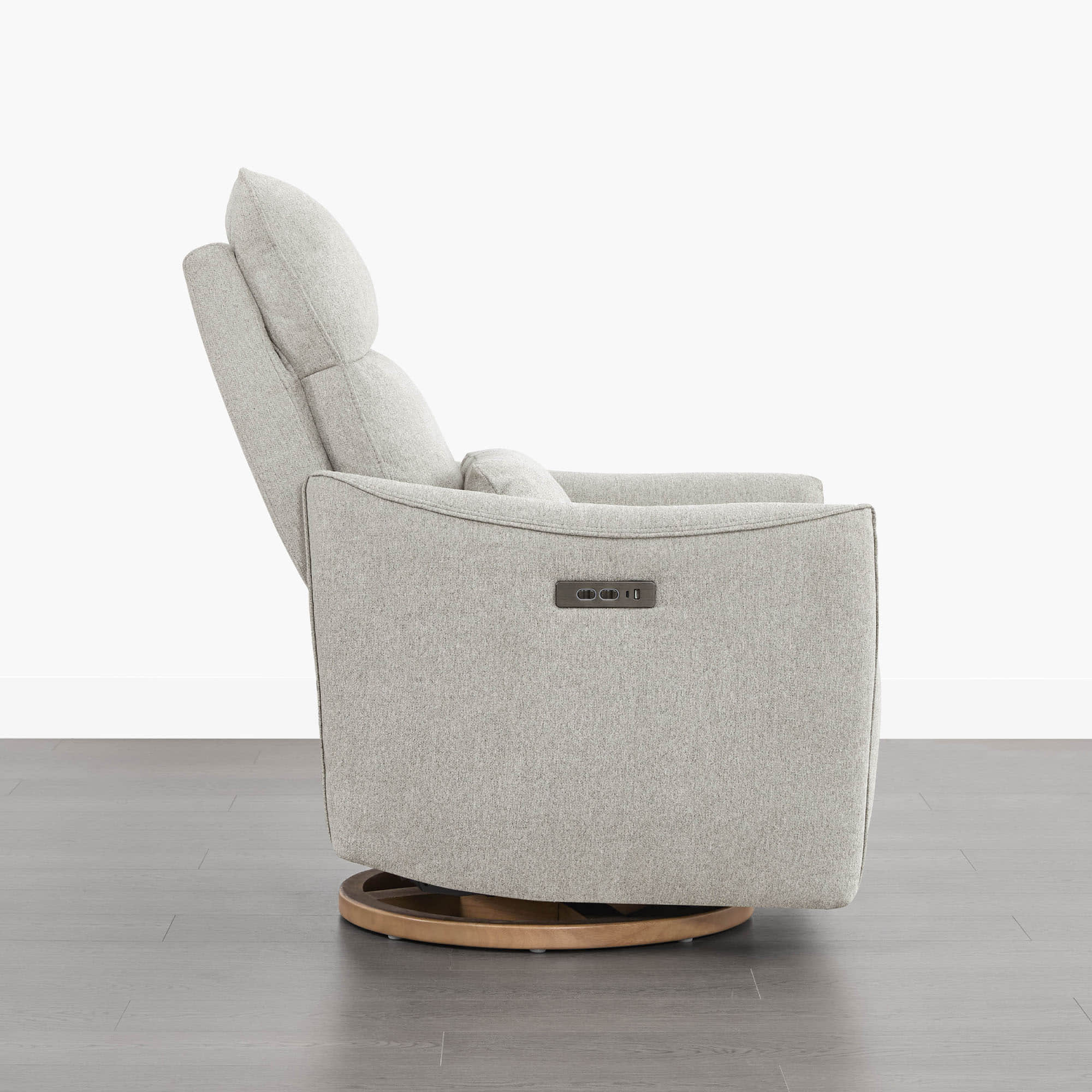 Janice Power Swivel Nursery Glider Recliner with Power Headrest - Image 31