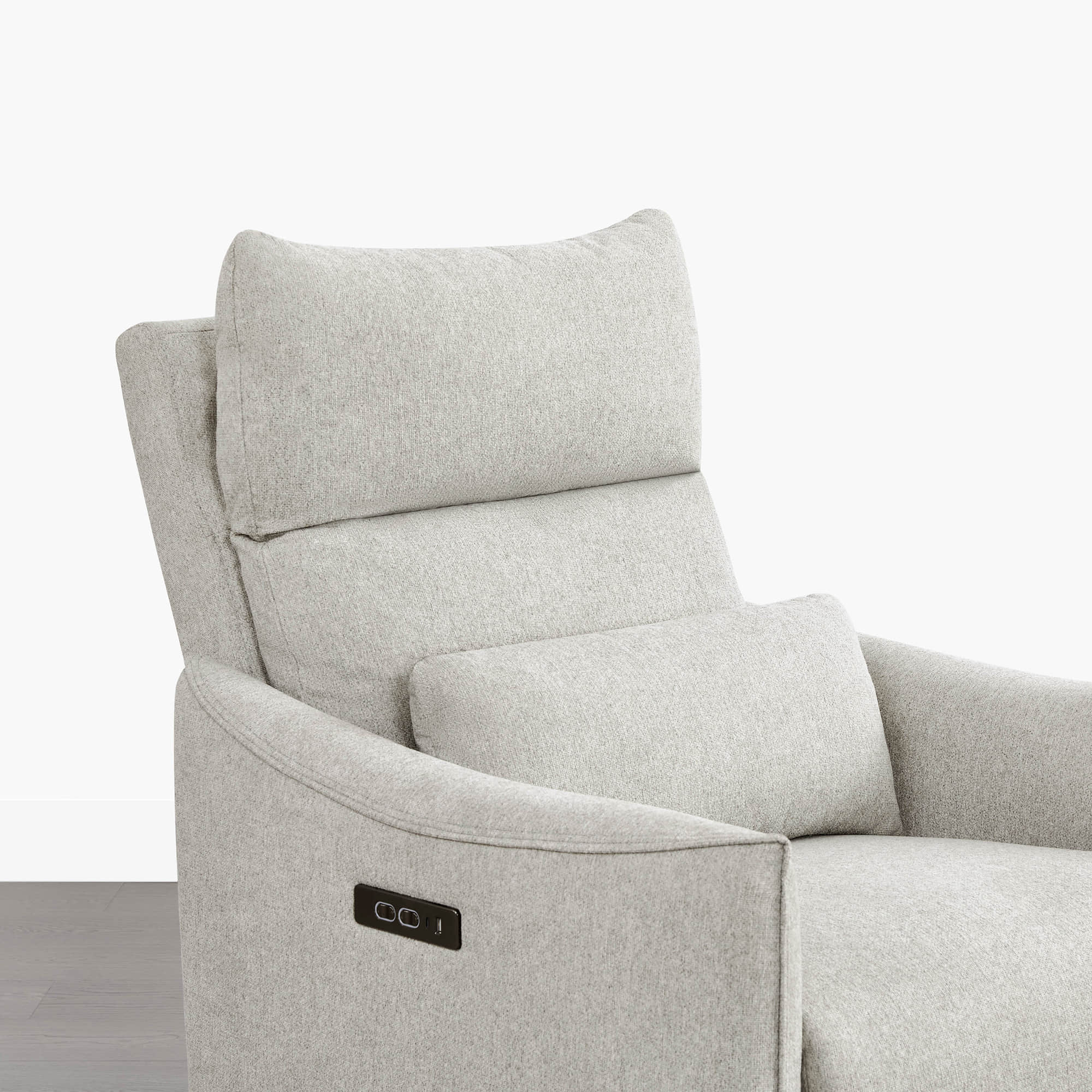 Janice Power Swivel Nursery Glider Recliner with Power Headrest - Image 34