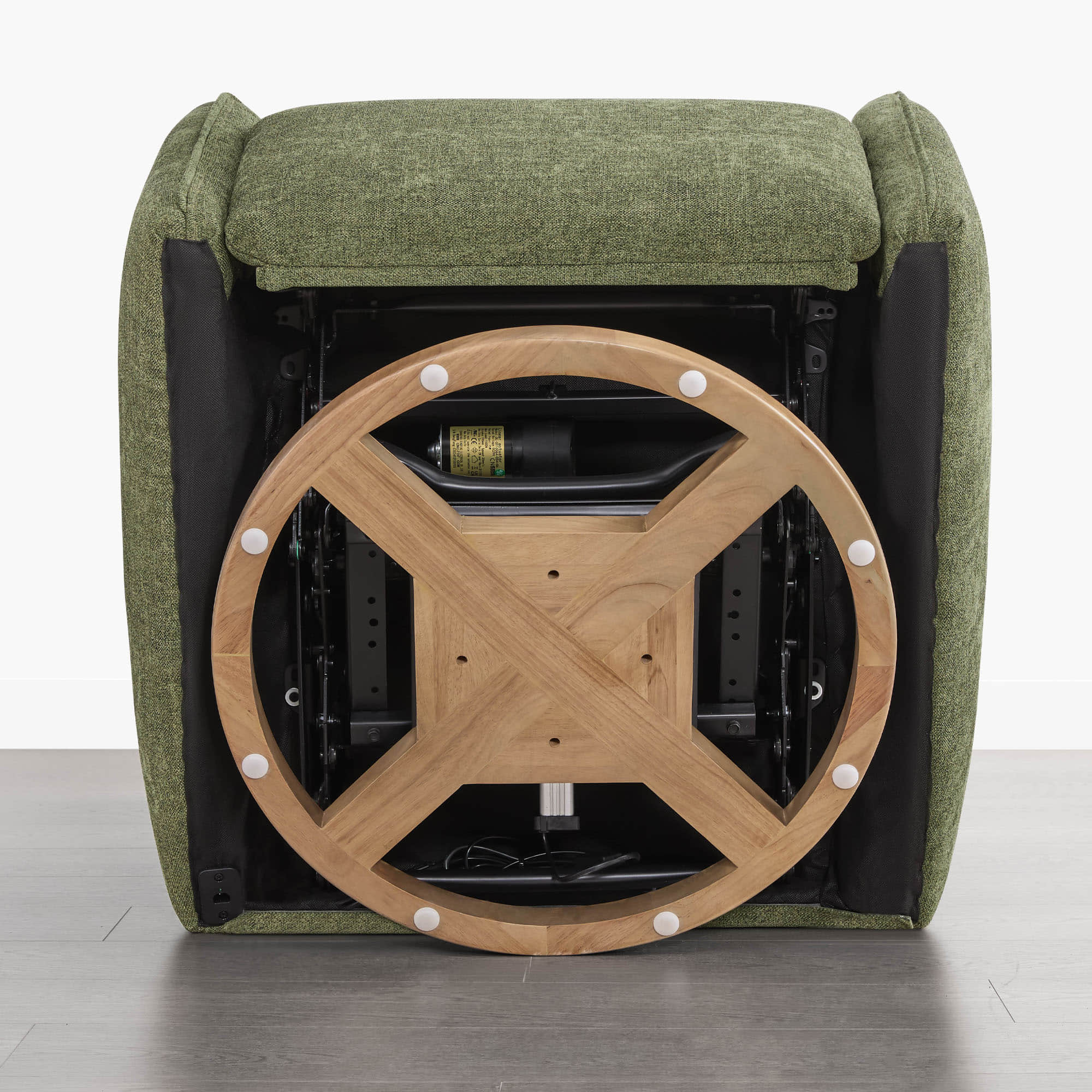 Janice Power Swivel Nursery Glider Recliner with Power Headrest - Image 57