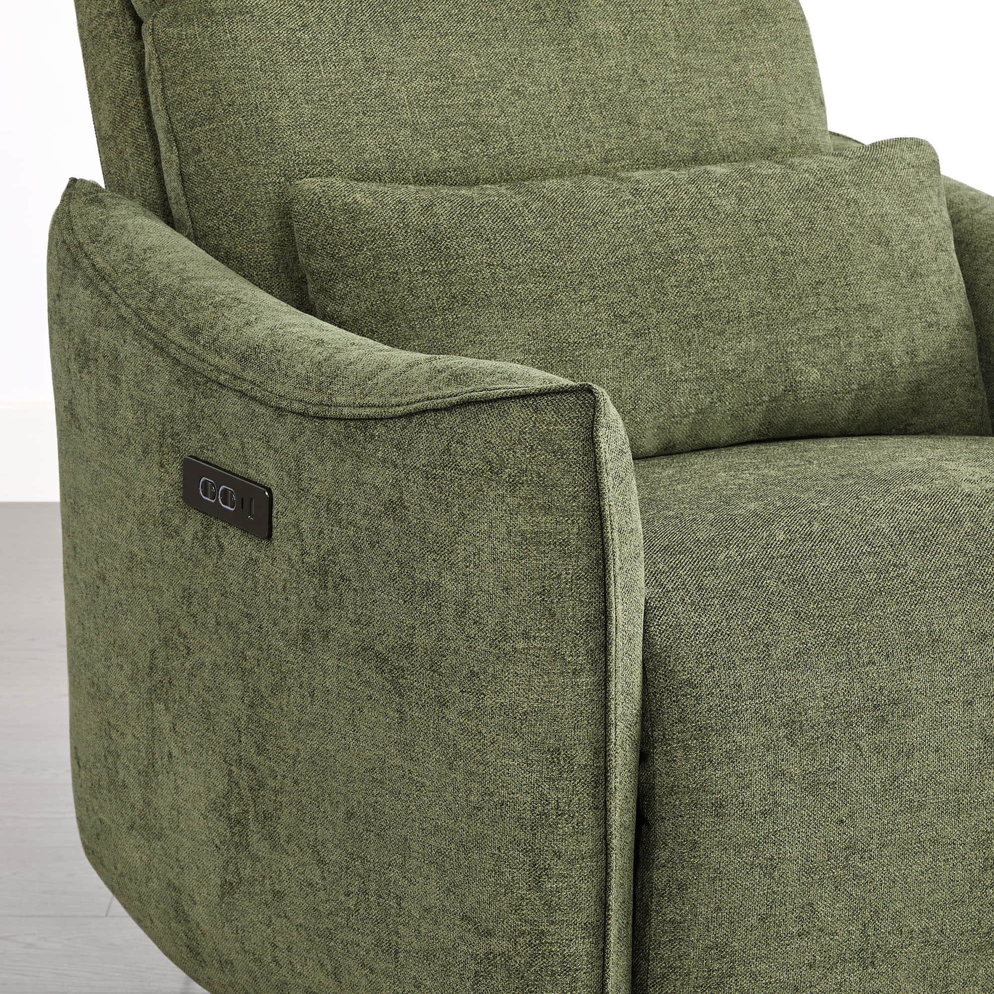 Janice Power Swivel Nursery Glider Recliner with Power Headrest - Image 61