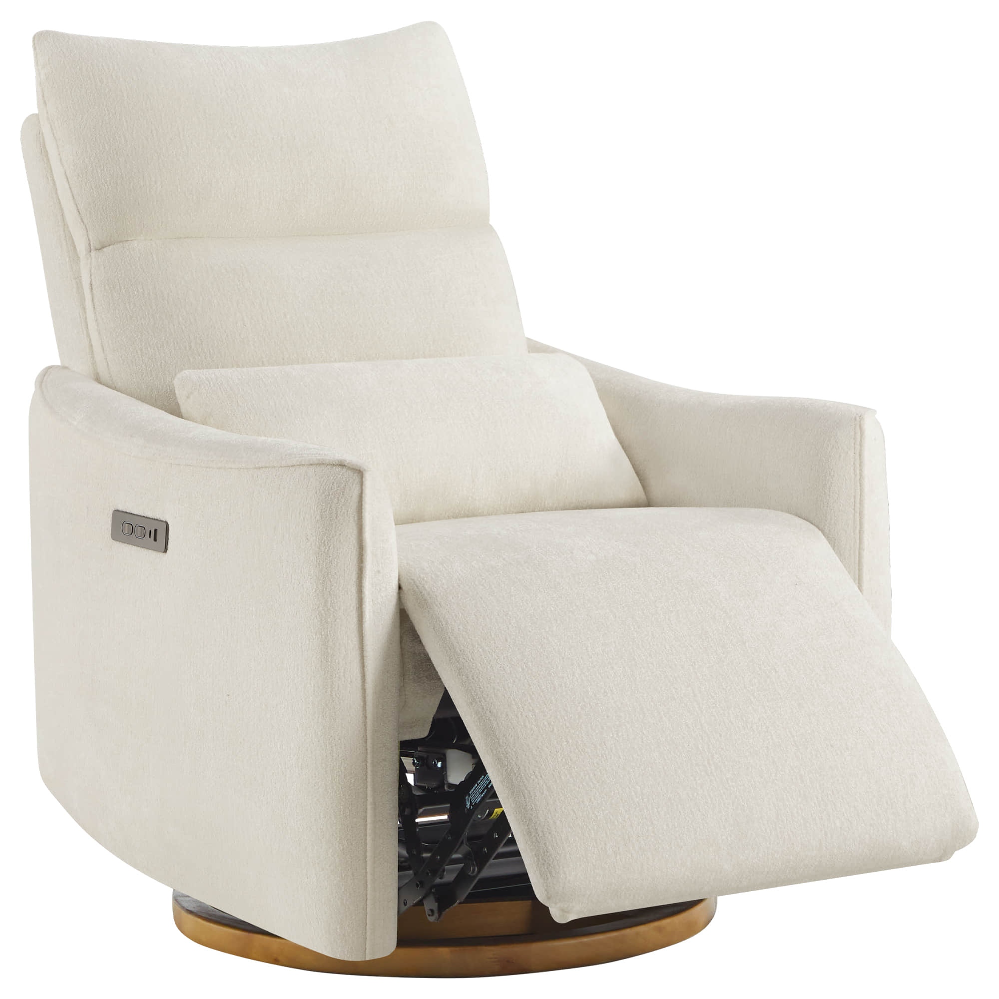 Janice Power Swivel Nursery Glider Recliner with Power Headrest - Image 7