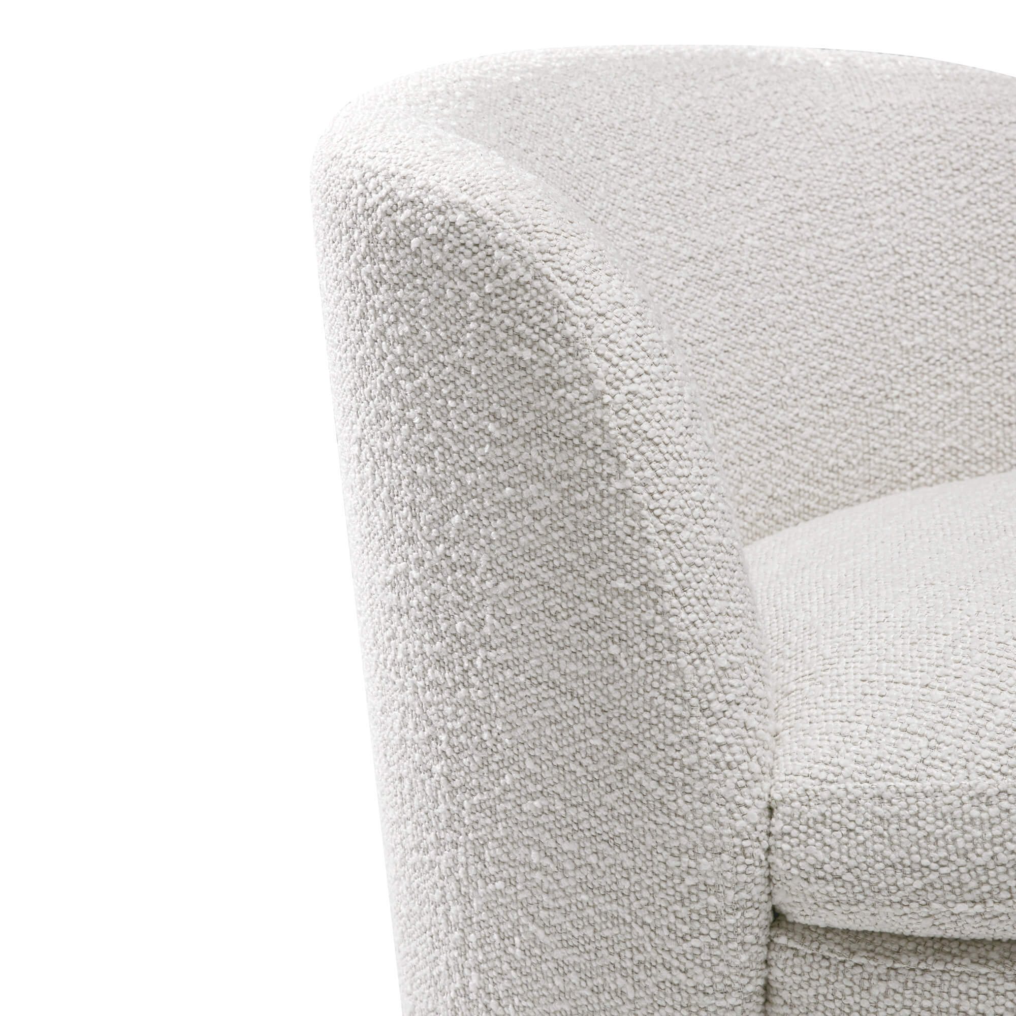 Jolie Performance Boucle Swivel Accent Chair - Image 11