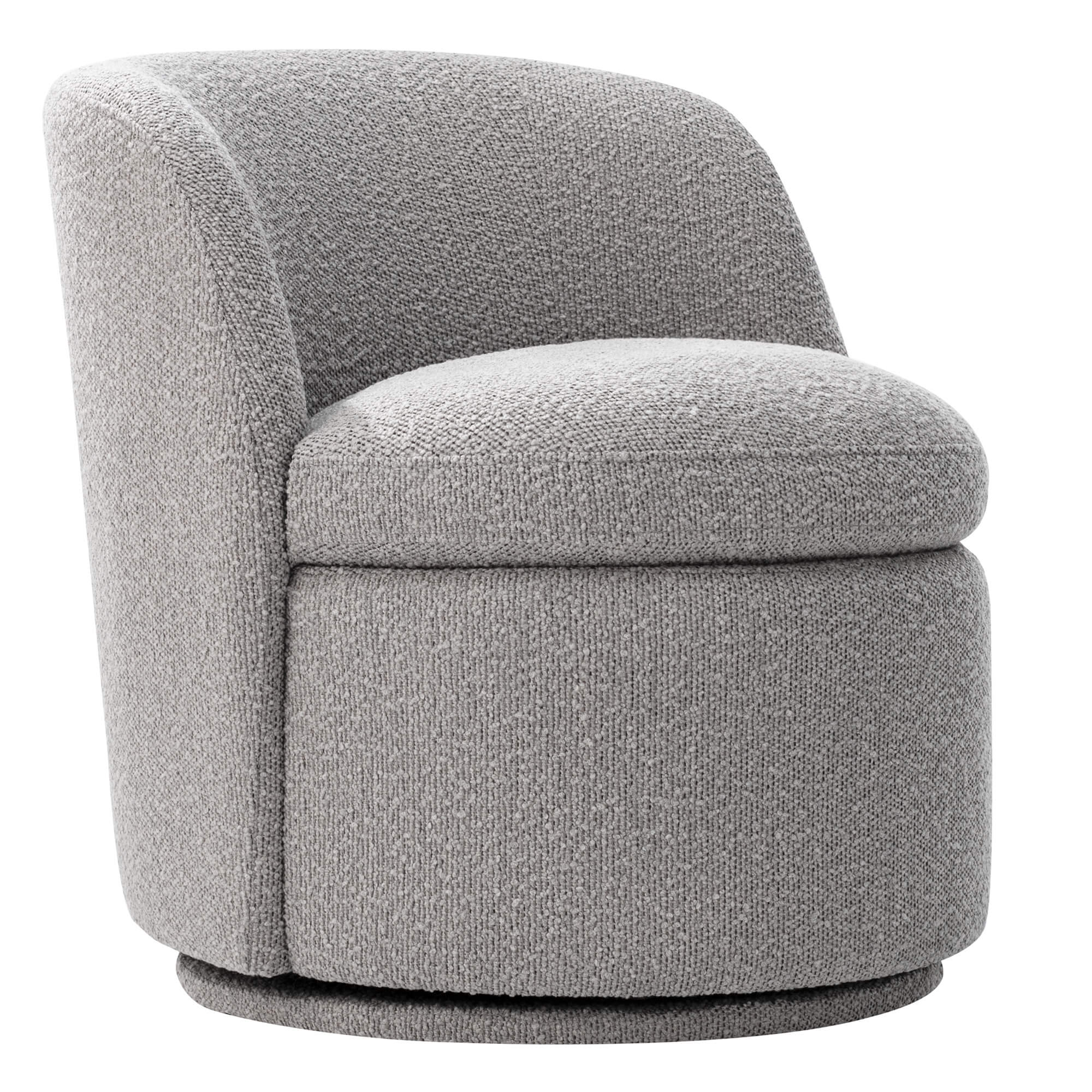 Jolie Performance Boucle Swivel Accent Chair - Image 12