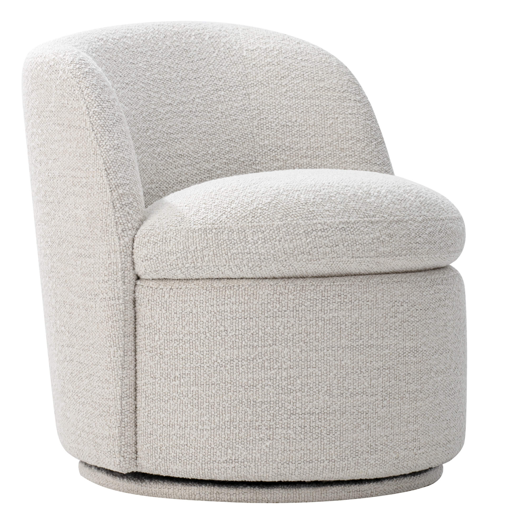 Jolie Performance Boucle Swivel Accent Chair - Image 3