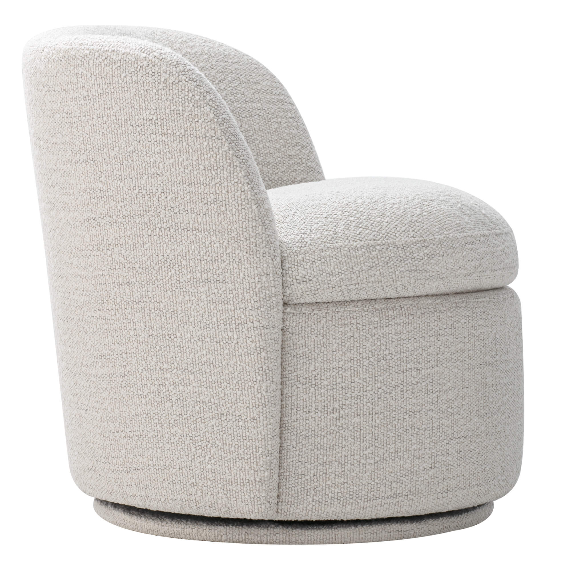 Jolie Performance Boucle Swivel Accent Chair - Image 7