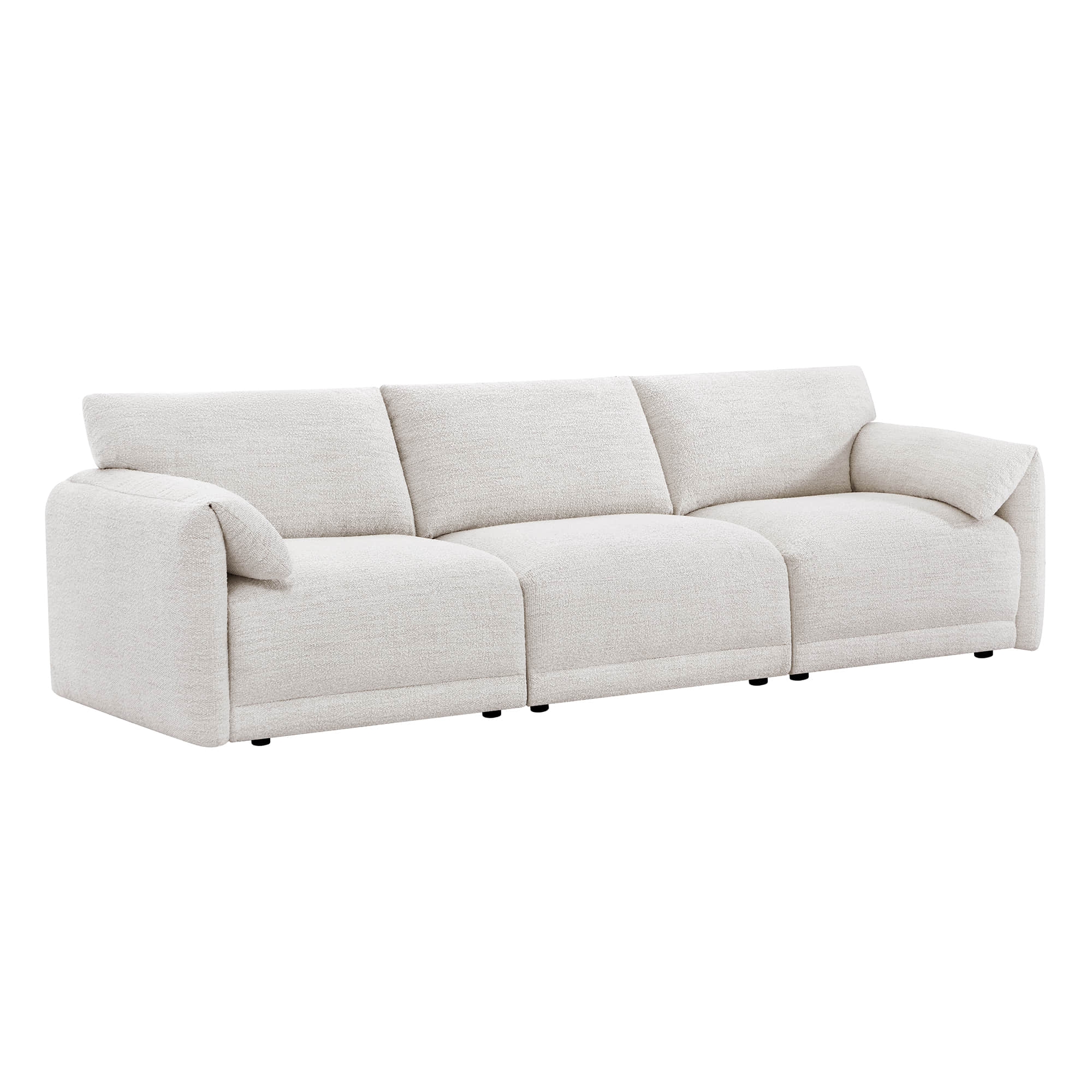 Josie Performance Boucle 3-Piece Modular Sofa  (115.7'') - Image 3