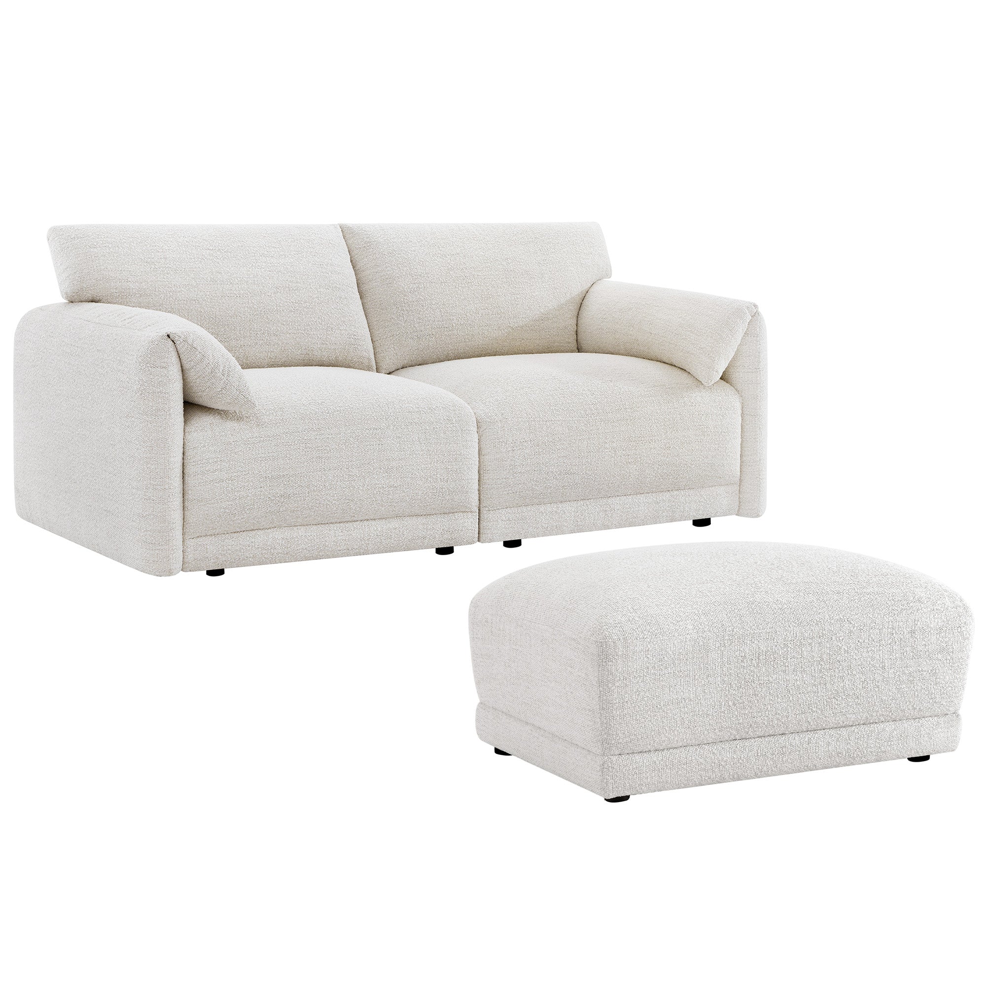 Josie Performance Boucle 2-Piece Modular Sofa  (80.3'') - Image 32