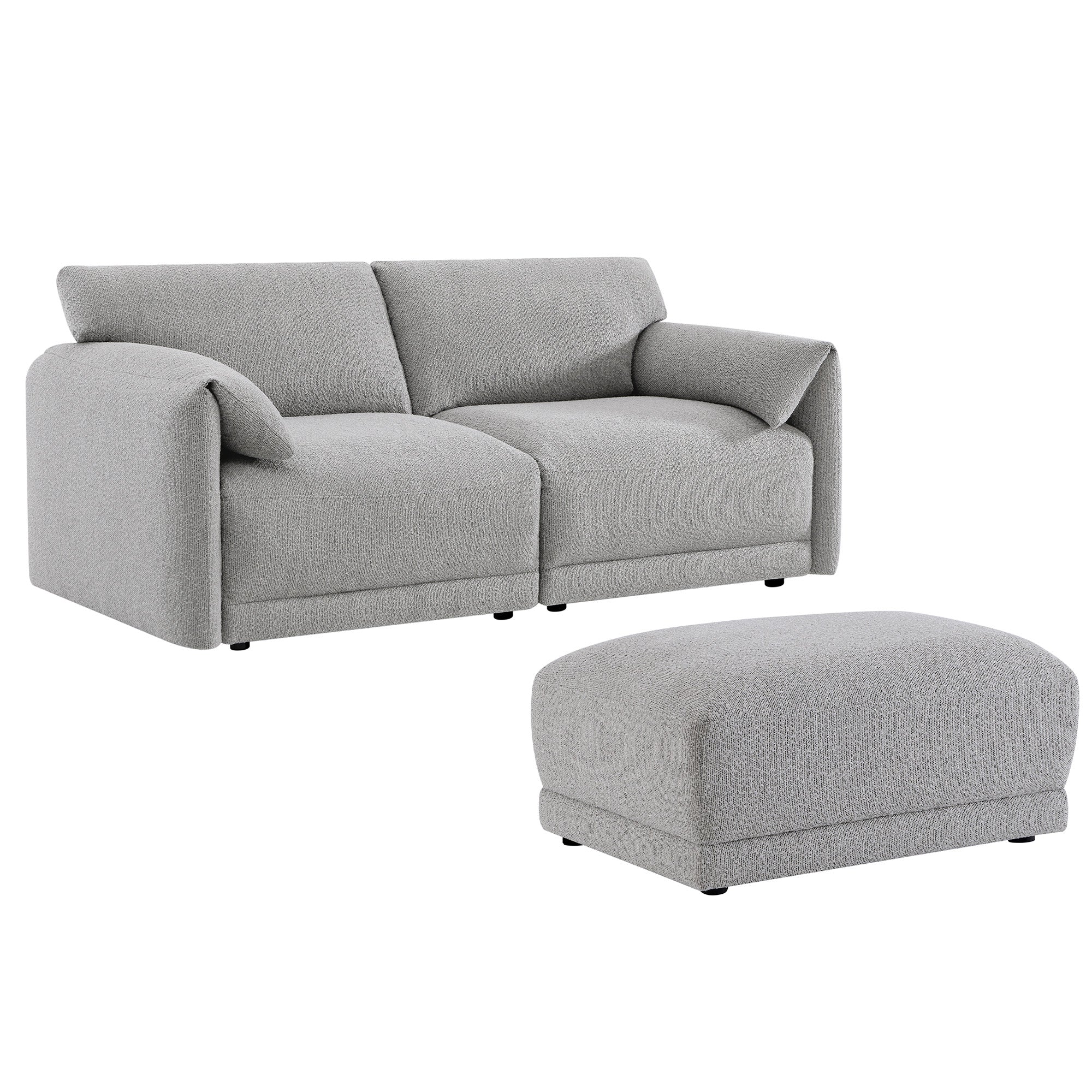 Josie Performance Boucle 2-Piece Modular Sofa  (80.3'') - Image 33