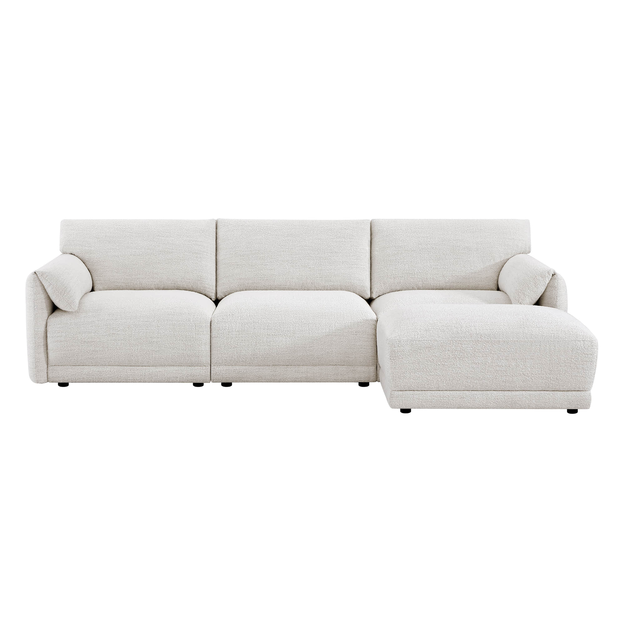 Josie Performance Boucle 4-Piece Modular Sectional (115.7'') - Image 14