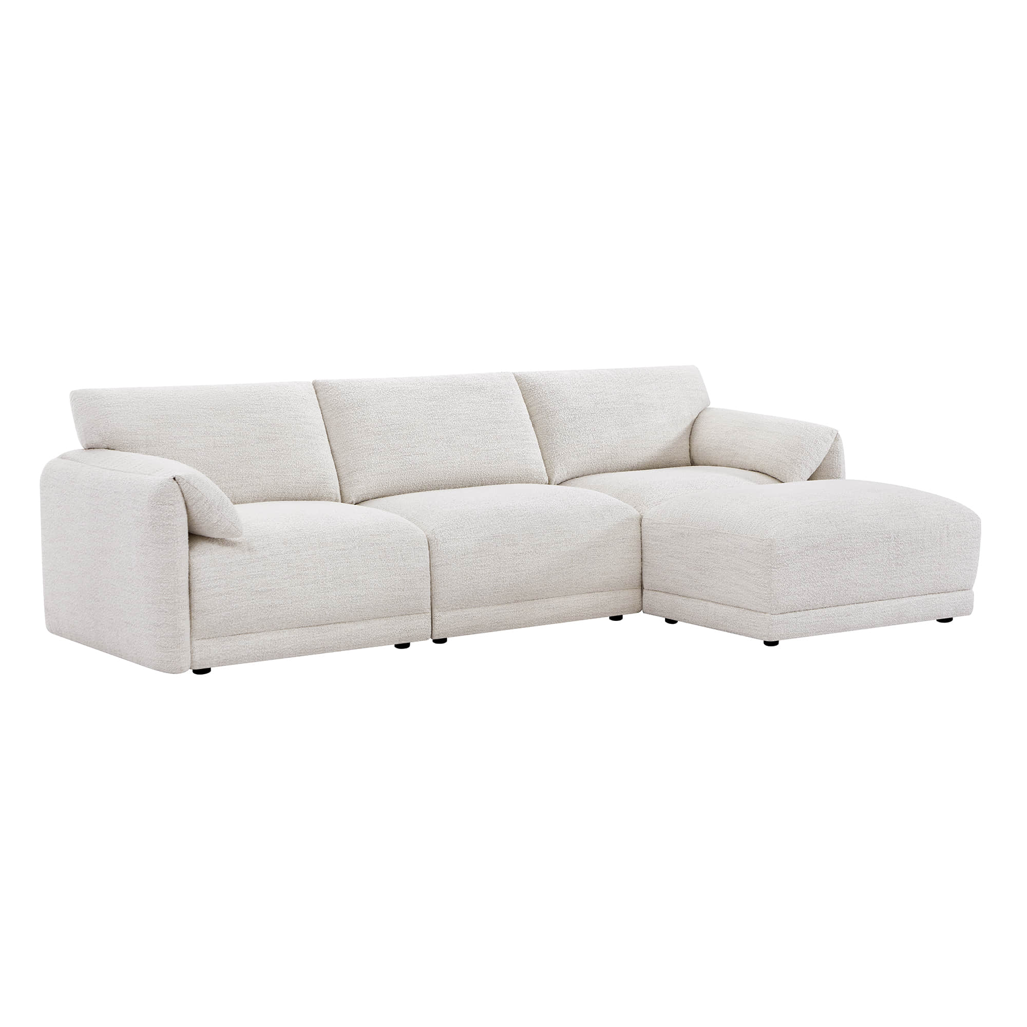 Josie Performance Boucle 4-Piece Modular Sectional (115.7'') - Image 15