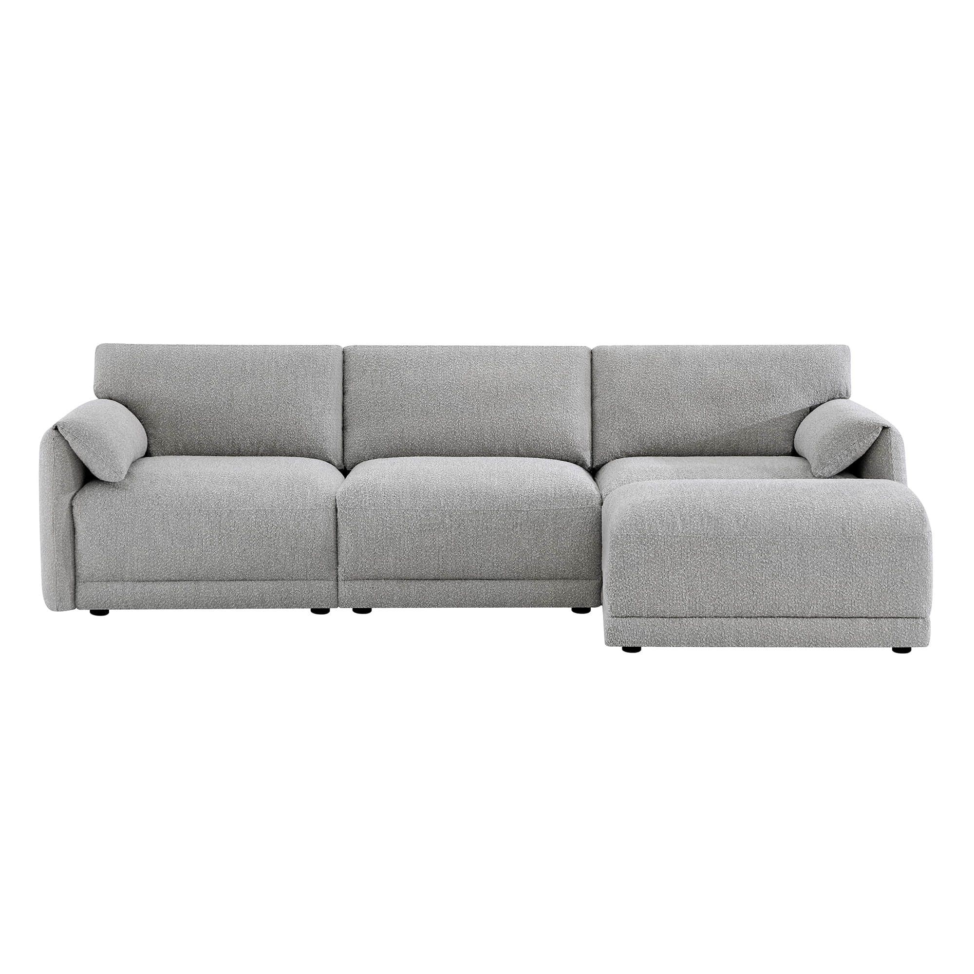 Josie Performance Boucle 4-Piece Modular Sectional (115.7'') - Image 5